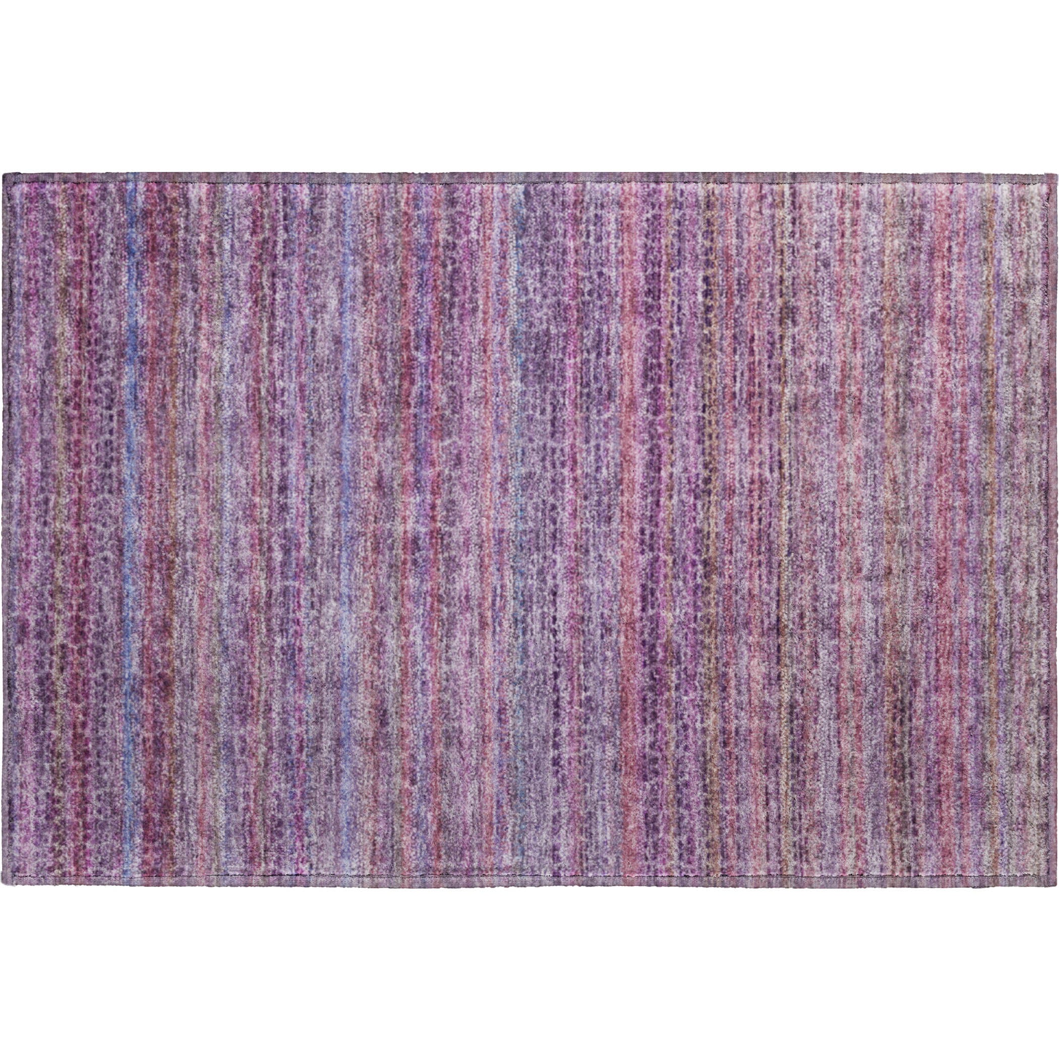 Tbilisi Machine Washable Transitional Purple Rug 1'8" x 2'6" #shape_Rectangle