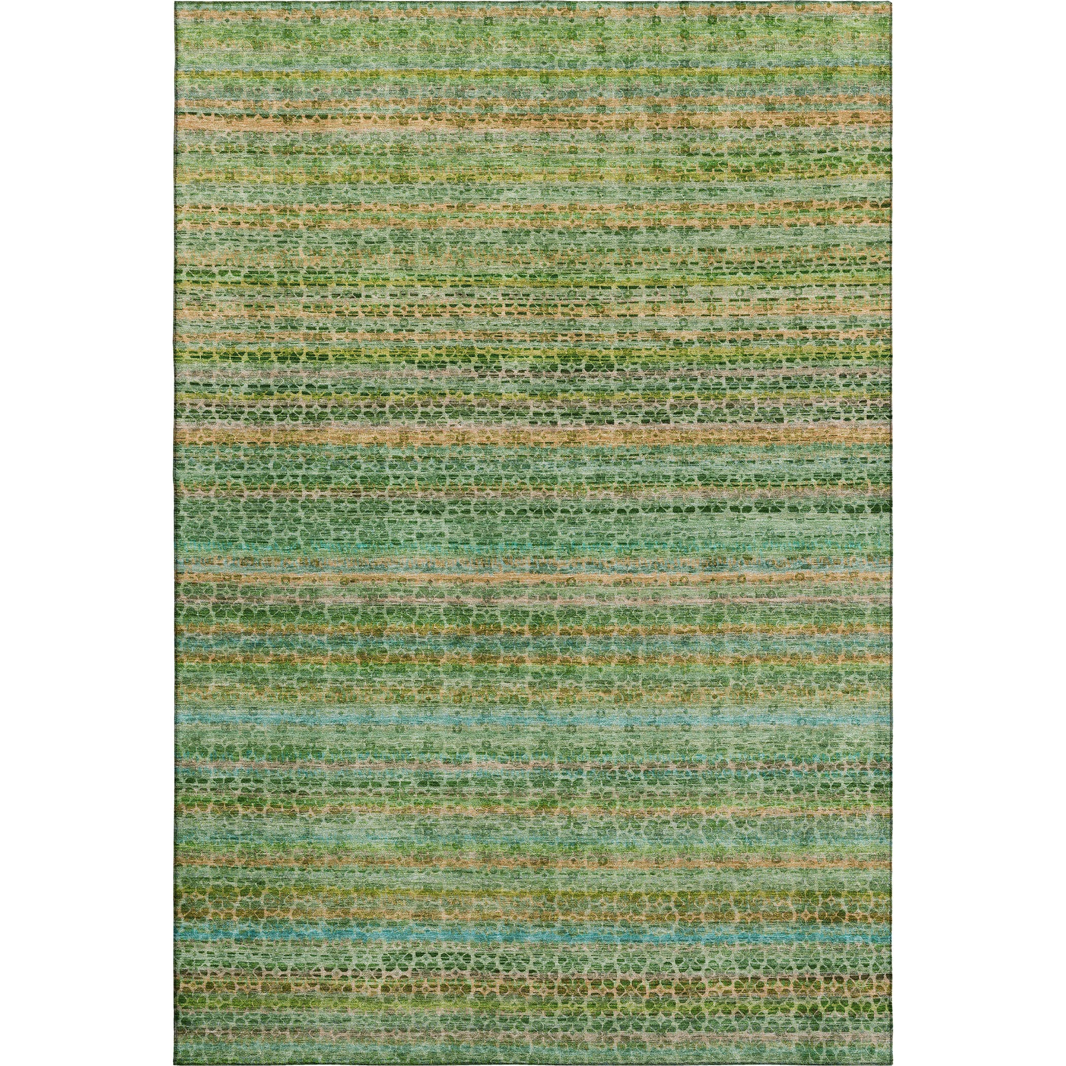 Tbilisi Machine Washable Transitional Teal Rug 2'6" x 3'10" #shape_Rectangle