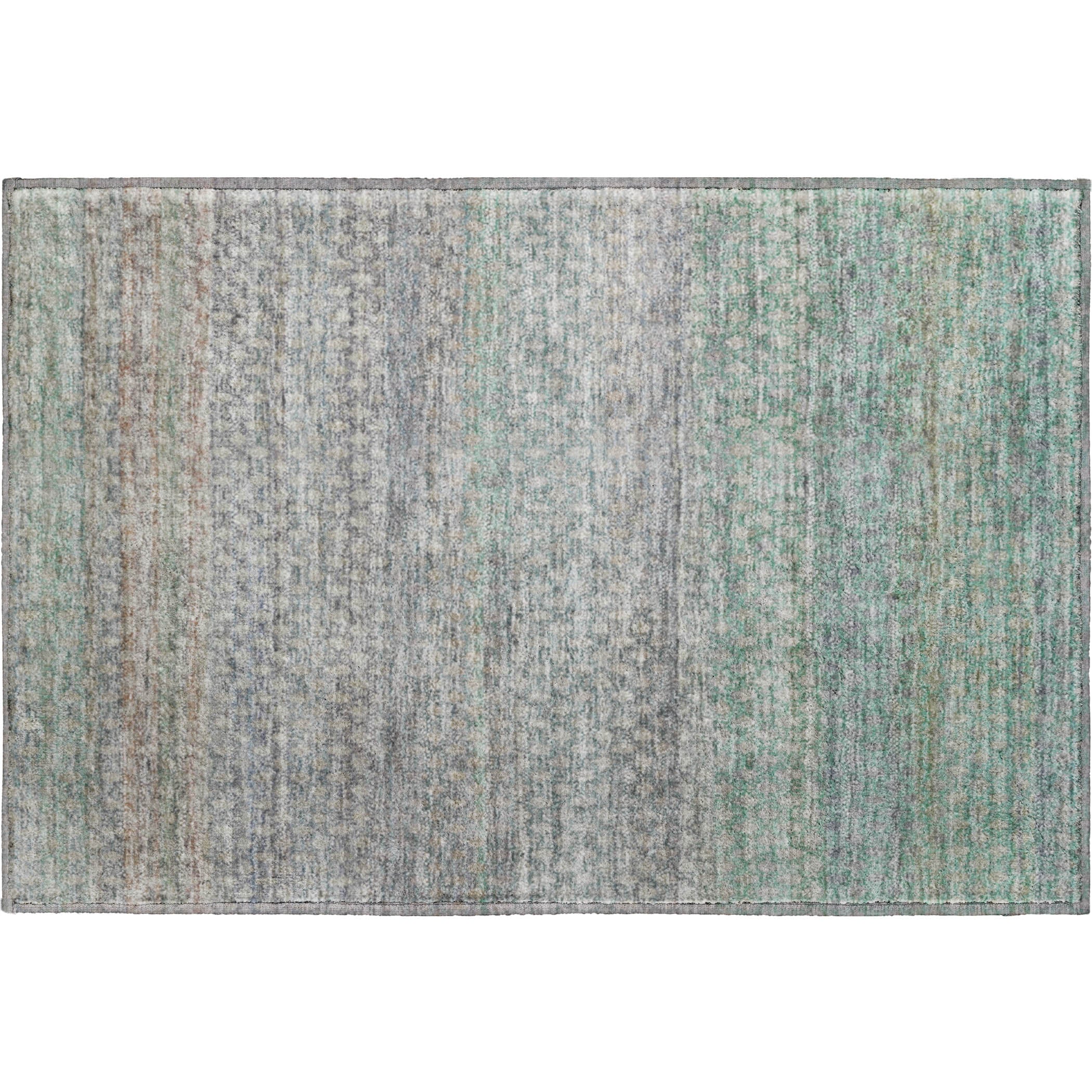 Bangkok Machine Washable Transitional Beige Brown Rug 1'8" x 2'6" #shape_Rectangle