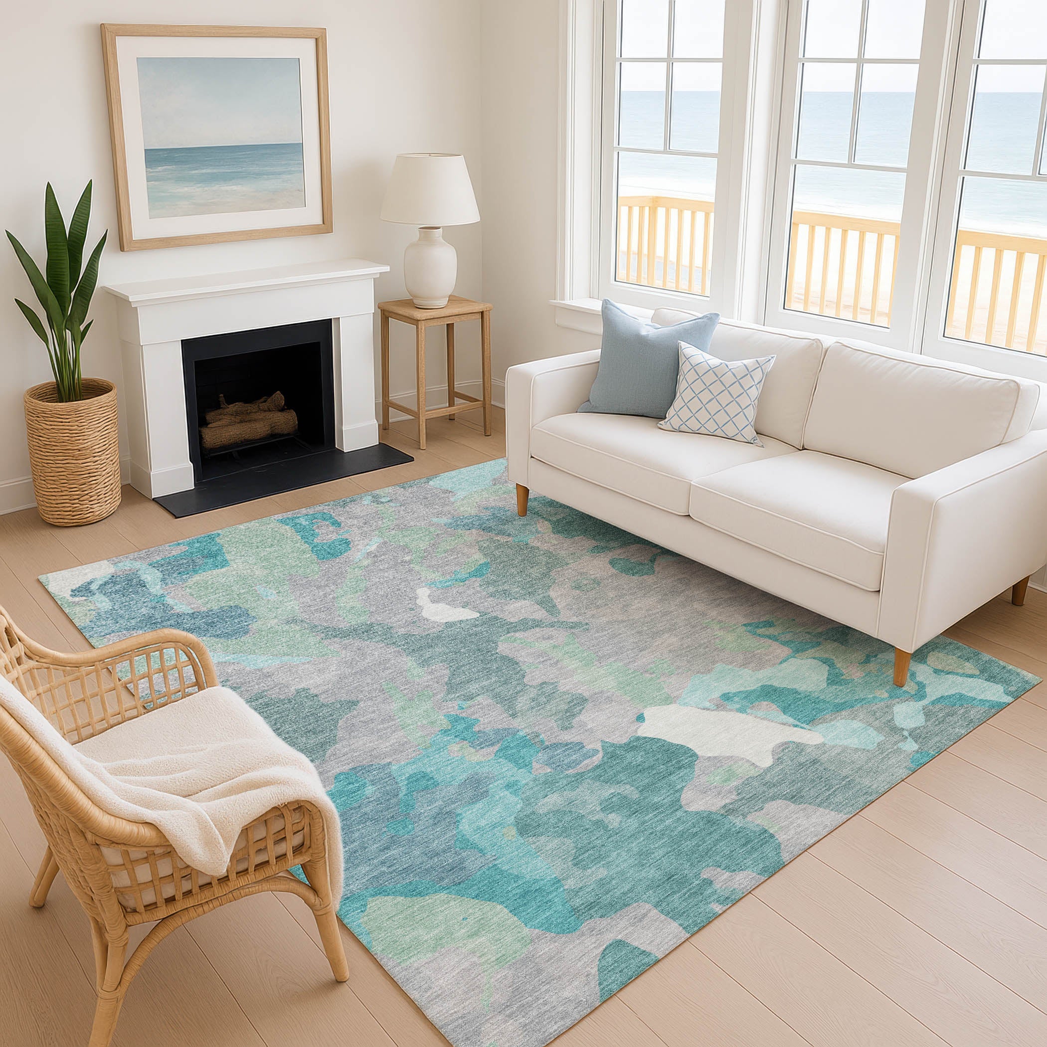 Vienna Machine Washable Transitional Taupe Brown Rug 2'6" x 3'10" #shape_Rectangle