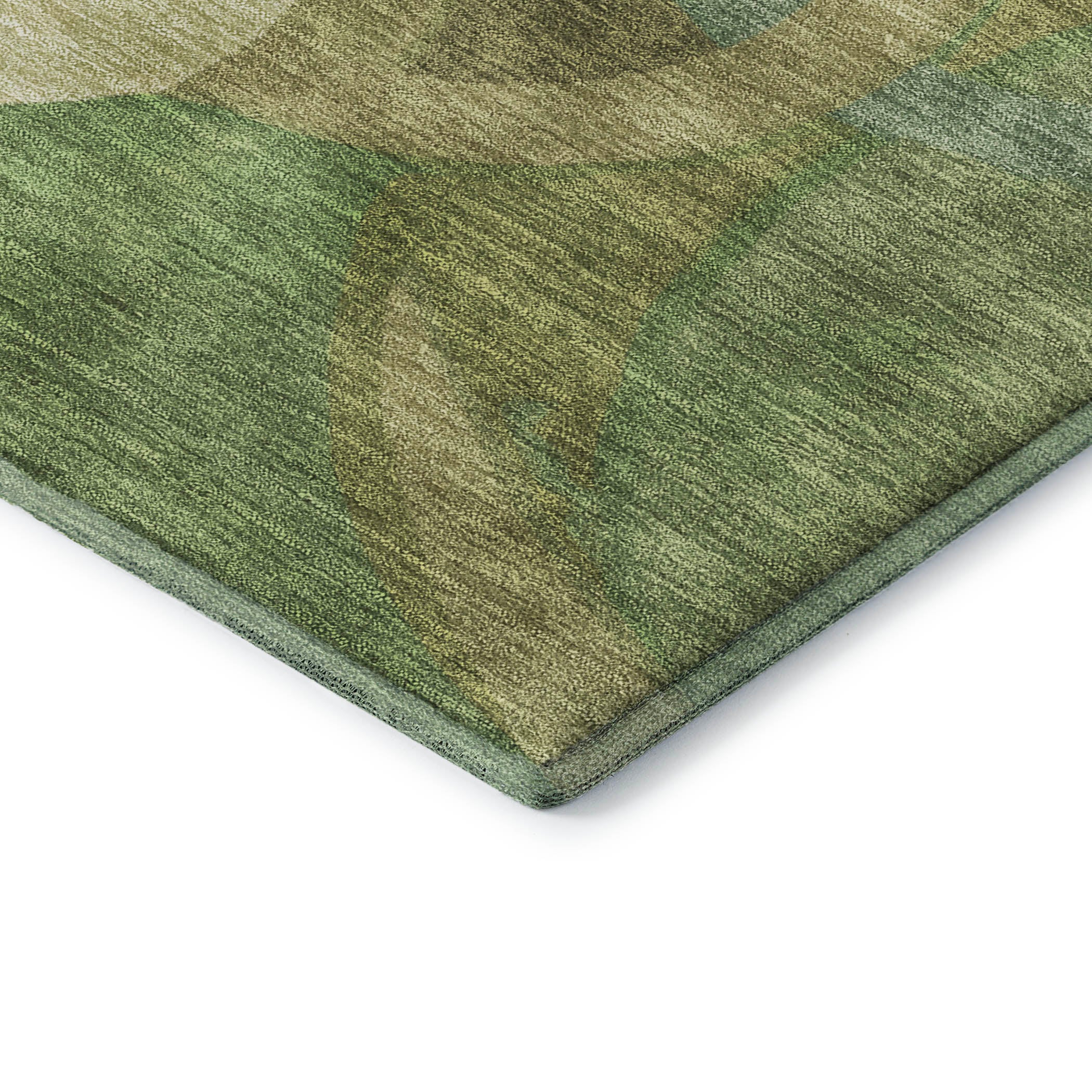 Sintra Machine Washable Transitional Green Rug 1'8" x 2'6" #shape_Rectangle