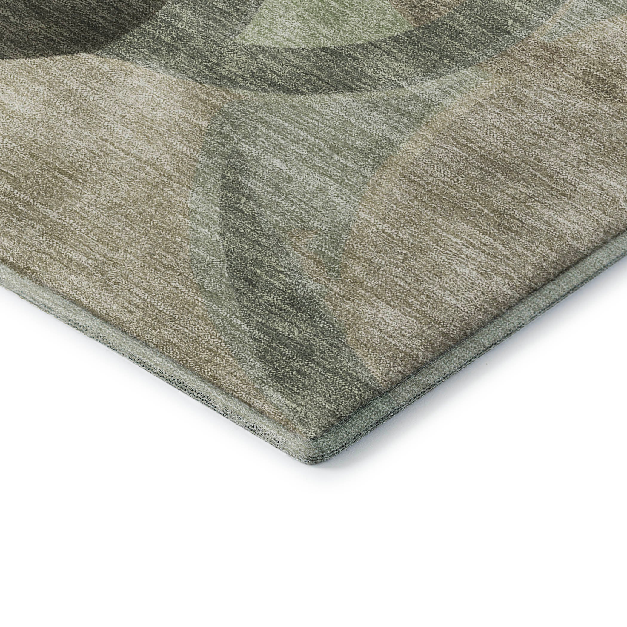 Chiang Mai Machine Washable Transitional Brown Rug 1'8" x 2'6" #shape_Rectangle