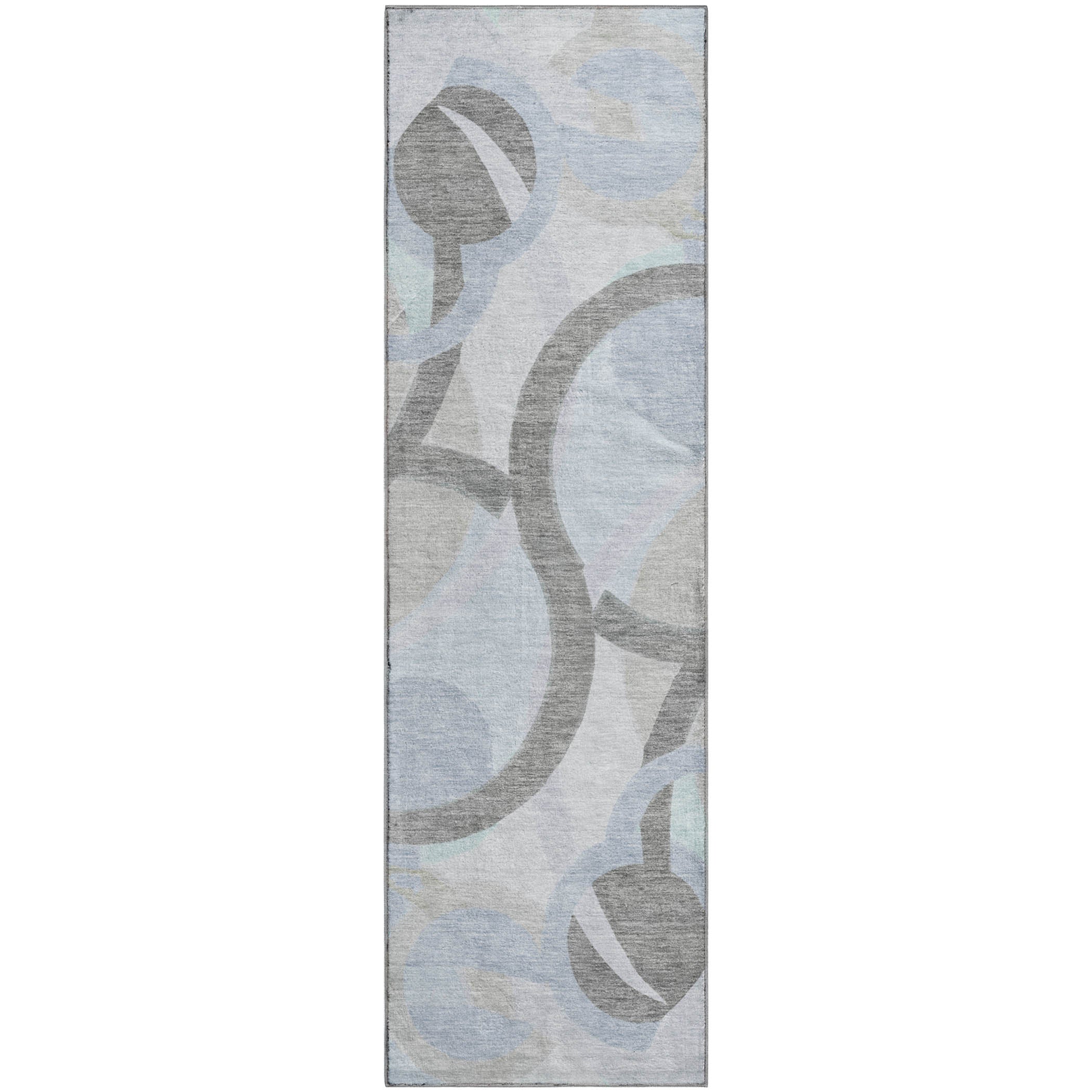 Chiang Mai Machine Washable Transitional Taupe Brown Rug 2'3" x 7'6" #shape_Runner