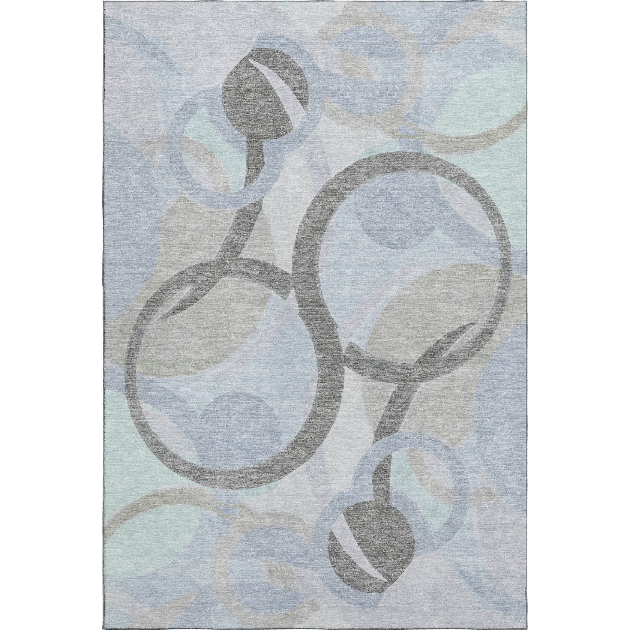 Chiang Mai Machine Washable Transitional Taupe Brown Rug 2'6" x 3'10" #shape_Rectangle