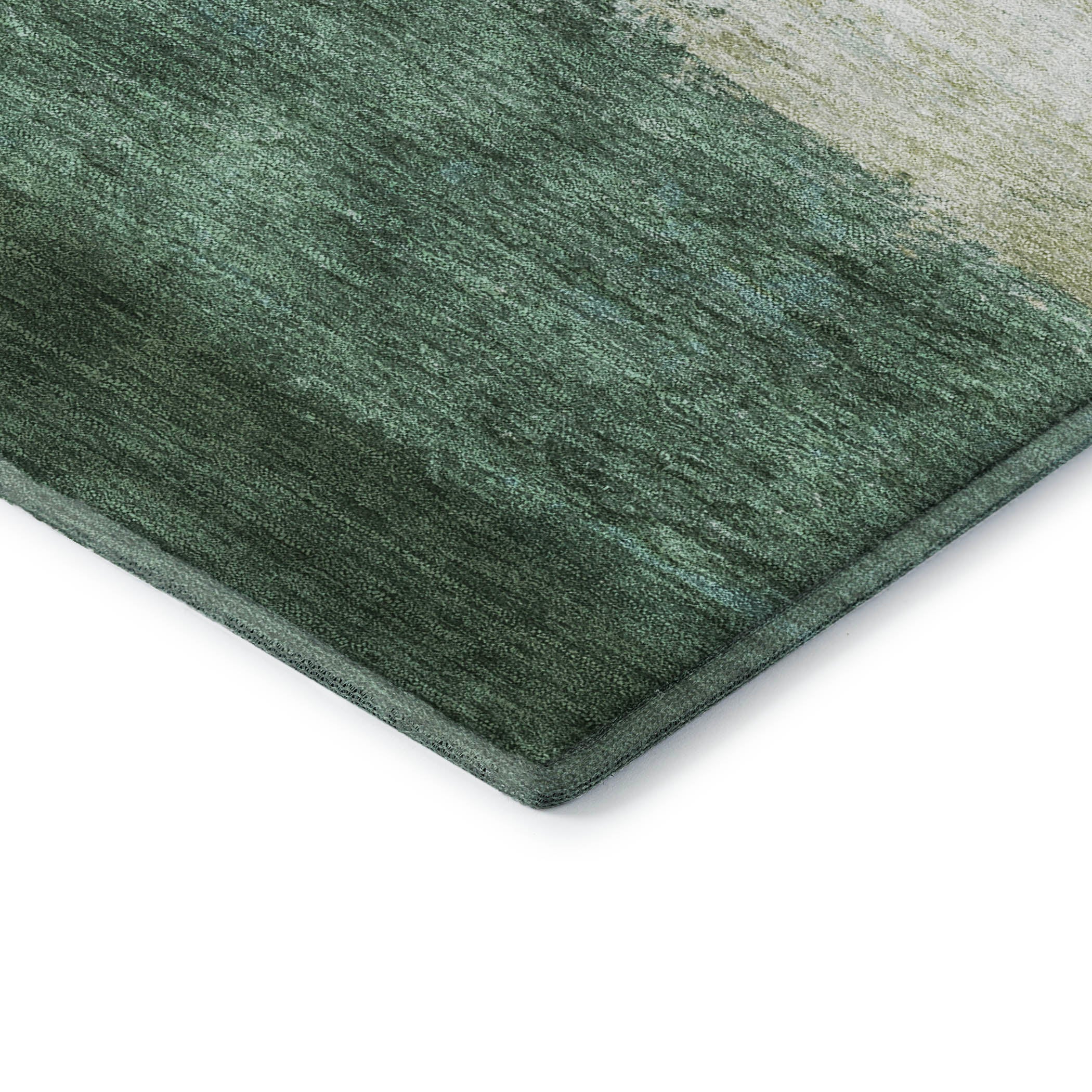 Lucerne Machine Washable Transitional Fern Green Rug 1'8" x 2'6" #shape_Rectangle