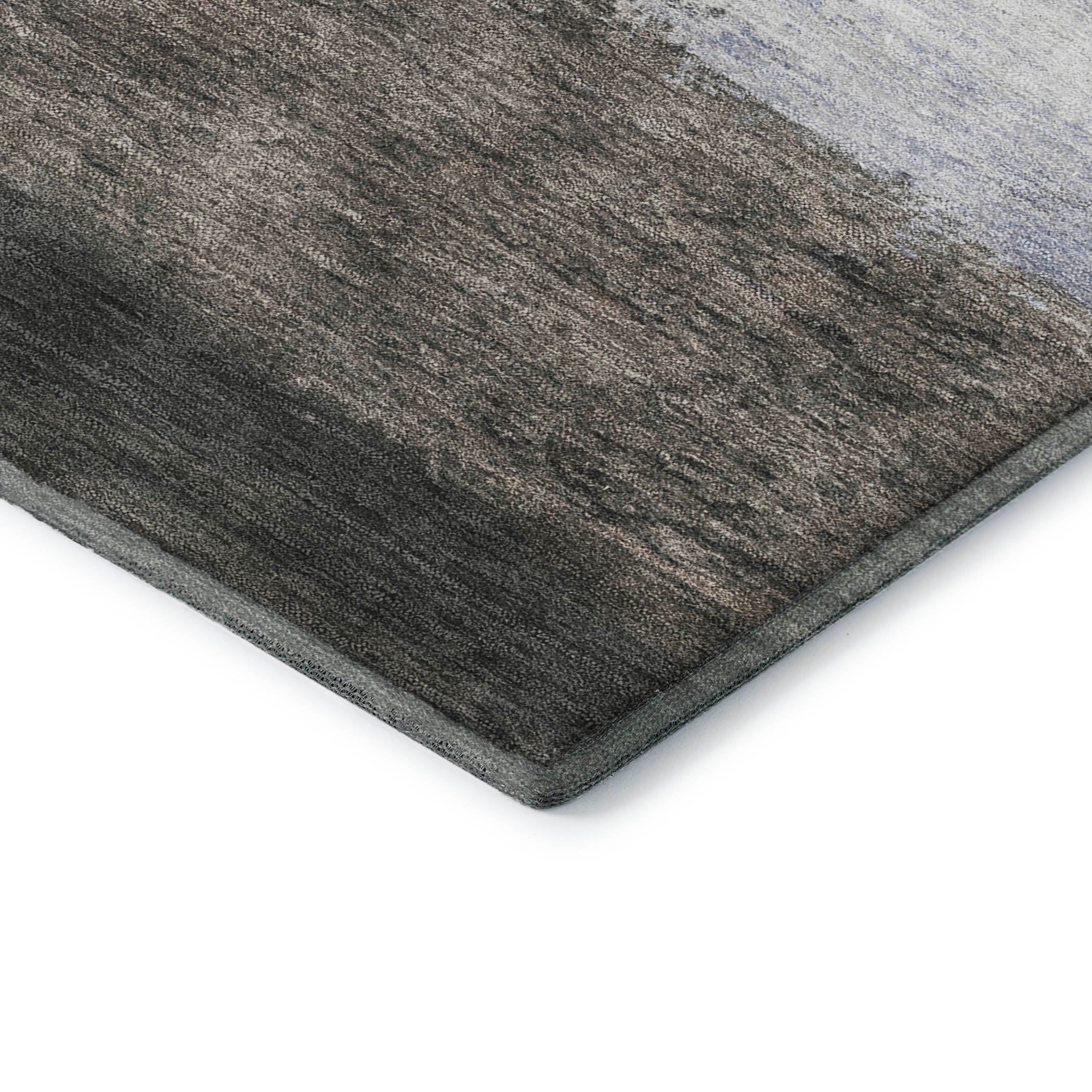 Lucerne Machine Washable Transitional Taupe Brown Rug 1'8" x 2'6" #shape_Rectangle