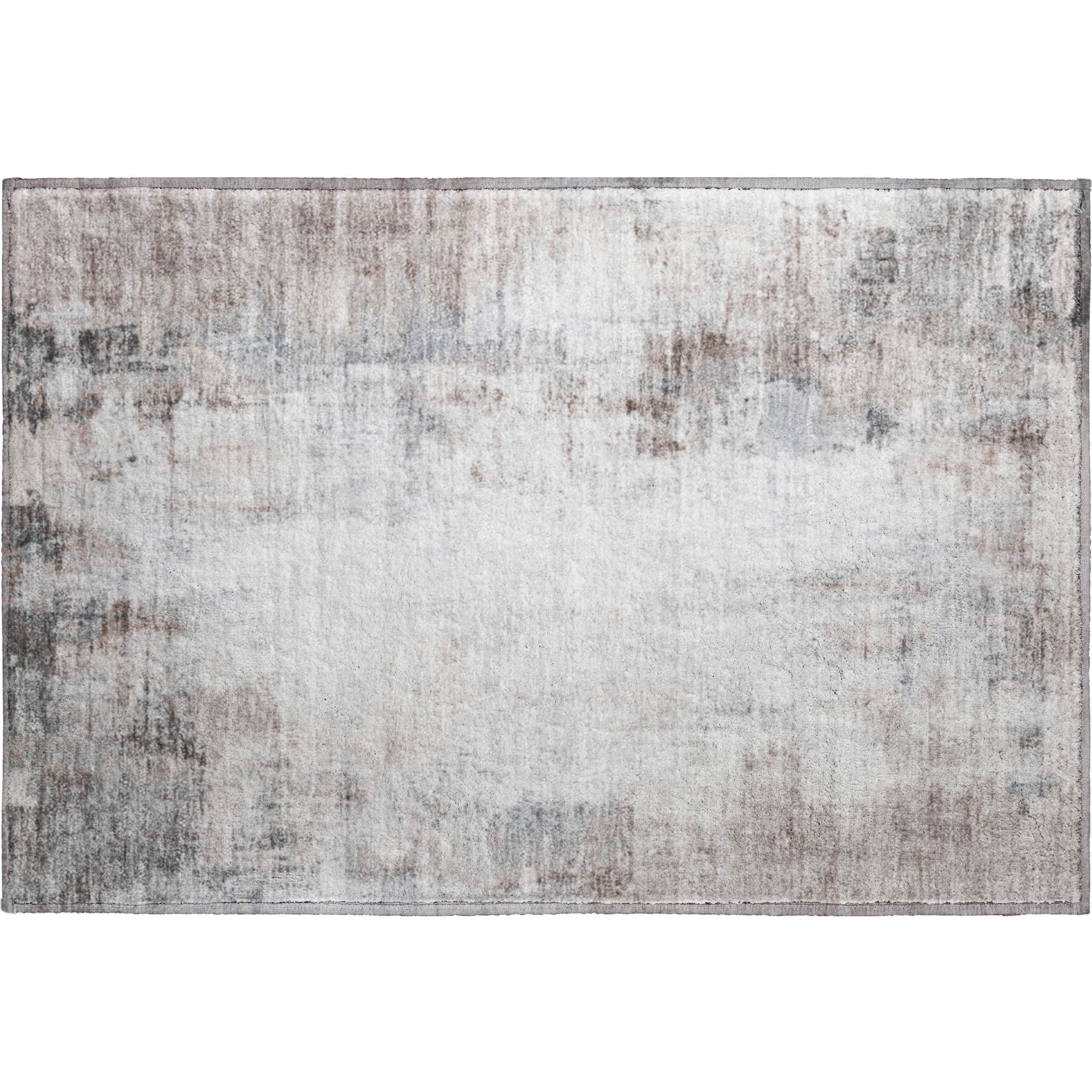 Queenstown Machine Washable Transitional Taupe Brown Rug 1'8" x 2'6" #shape_Rectangle