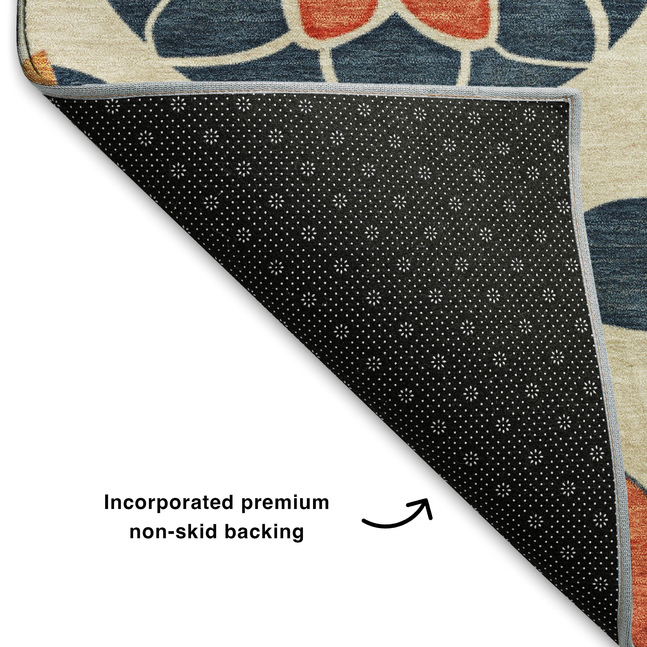 Bogota Machine Washable Transitional Beige Brown Rug 1'8" x 2'6" #shape_Rectangle