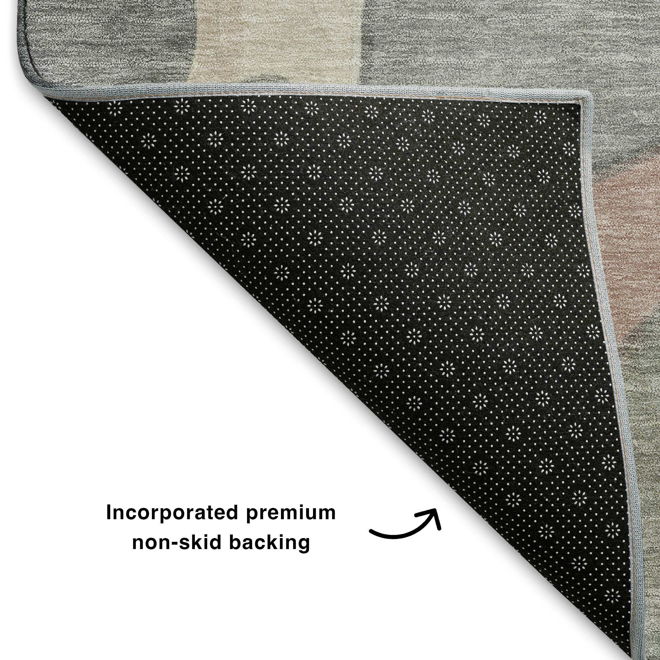 Reykjavik Machine Washable Transitional Beige Brown Rug 1'8" x 2'6" #shape_Rectangle