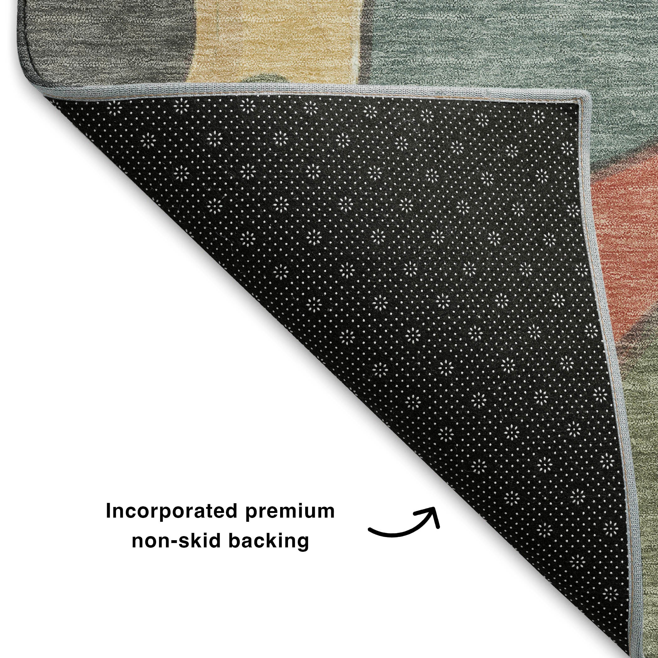 Reykjavik Machine Washable Transitional Gold Rug 1'8" x 2'6" #shape_Rectangle