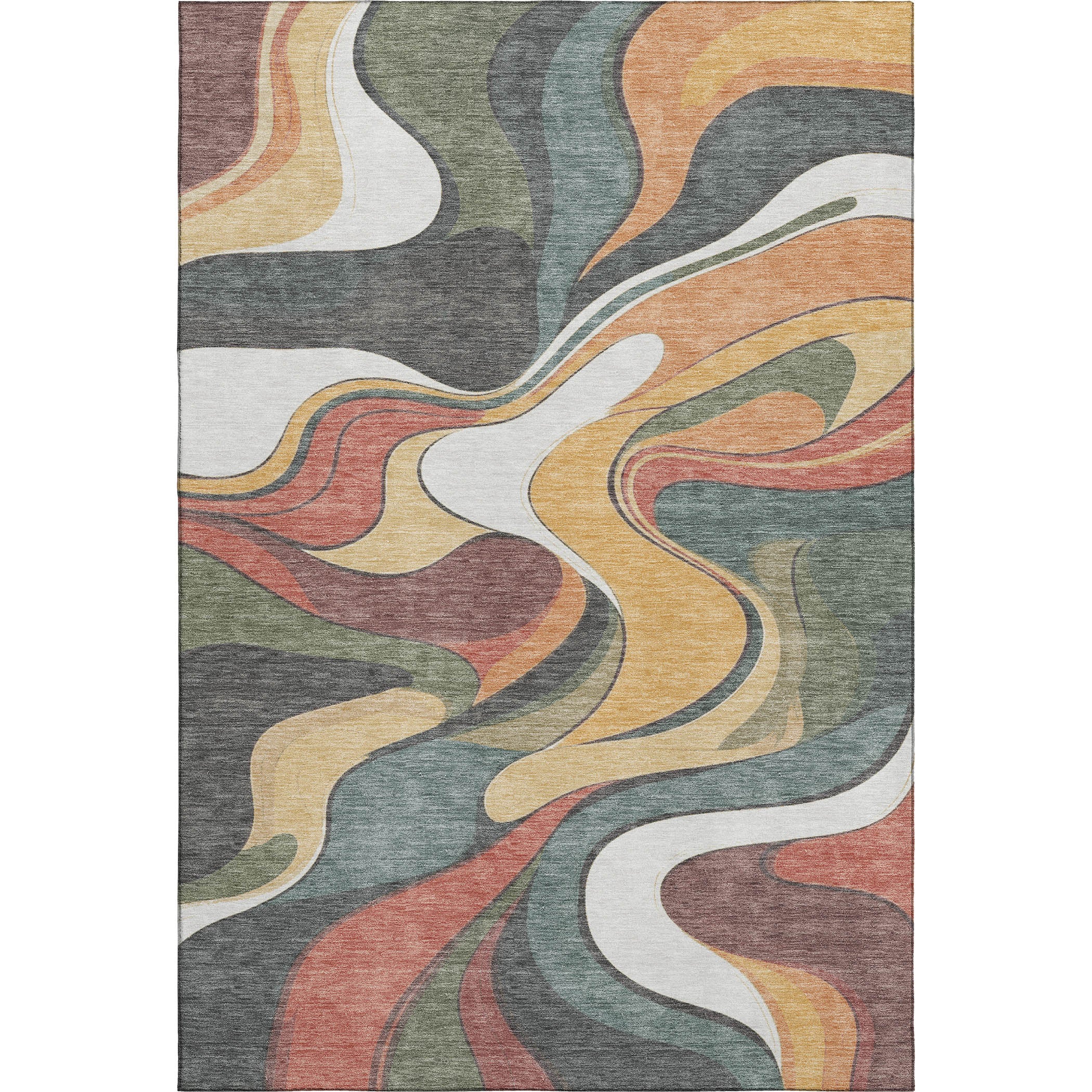 Reykjavik Machine Washable Transitional Gold Rug 2'6" x 3'10" #shape_Rectangle