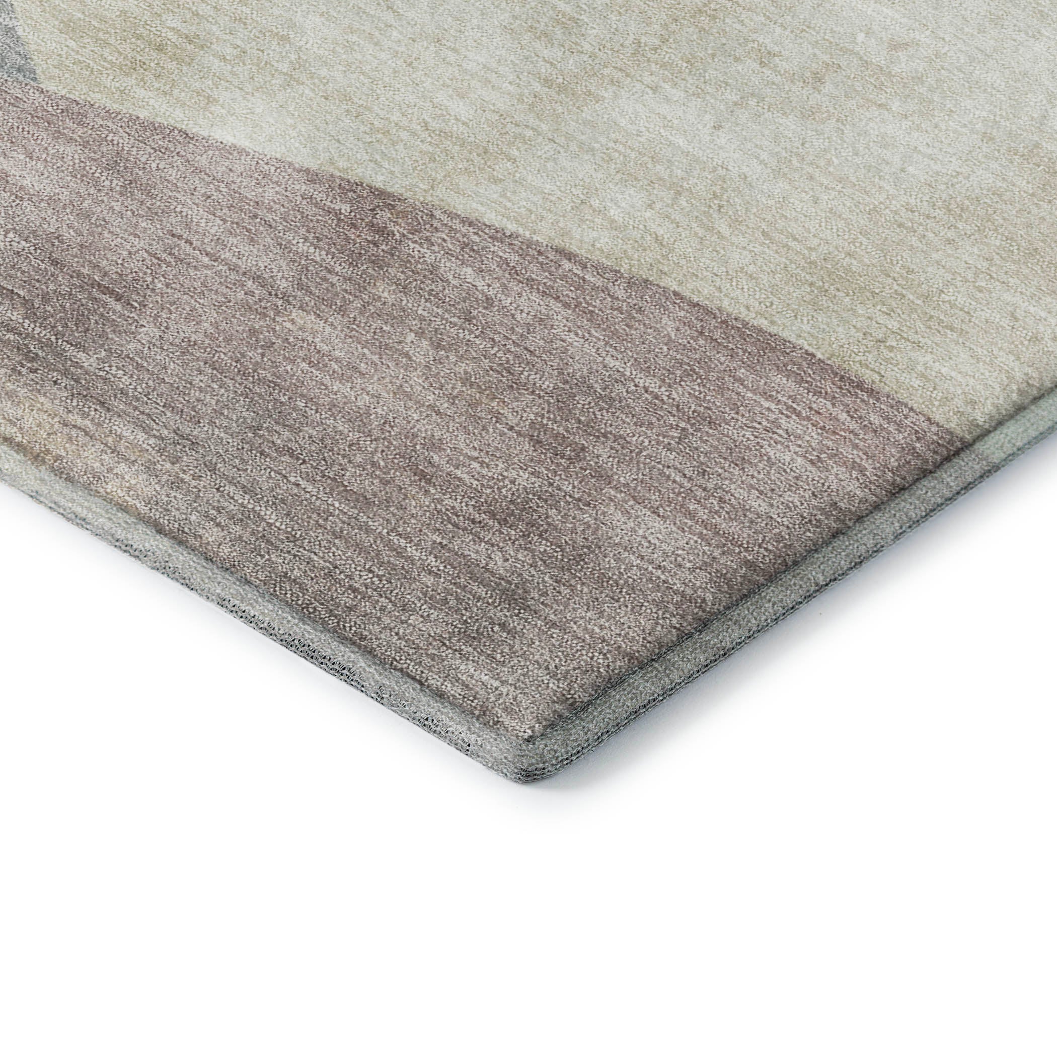 Cusco Machine Washable Transitional Beige Brown Rug 1'8" x 2'6" #shape_Rectangle