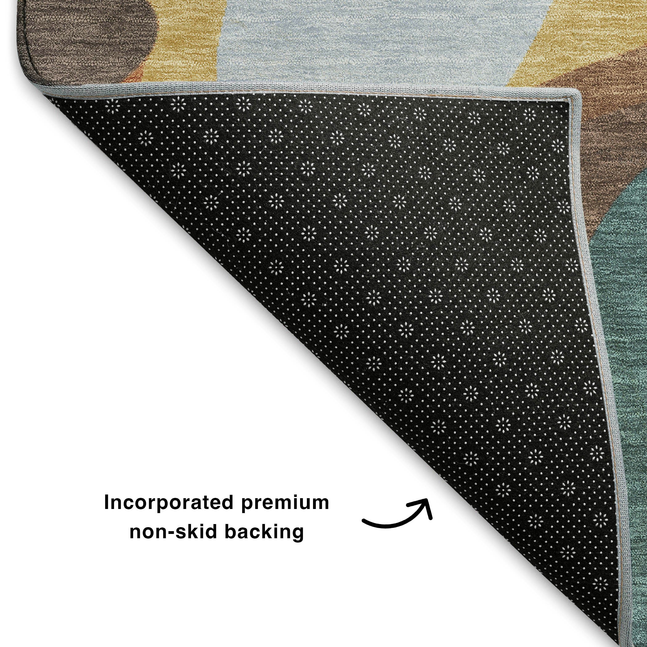 Reykjavik Machine Washable Transitional Gold Rug 1'8" x 2'6" #shape_Rectangle