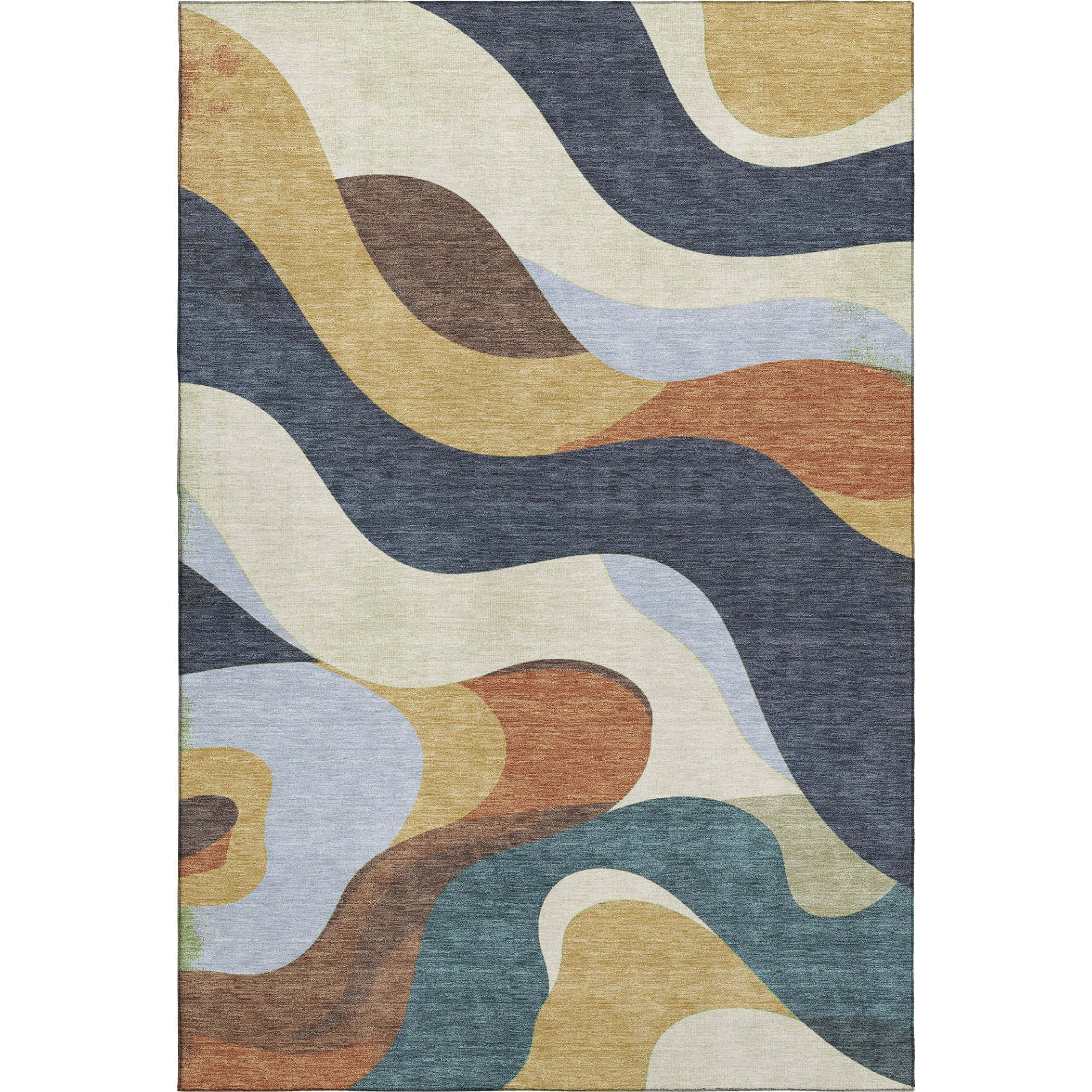 Reykjavik Machine Washable Transitional Gold Rug 2'6" x 3'10" #shape_Rectangle
