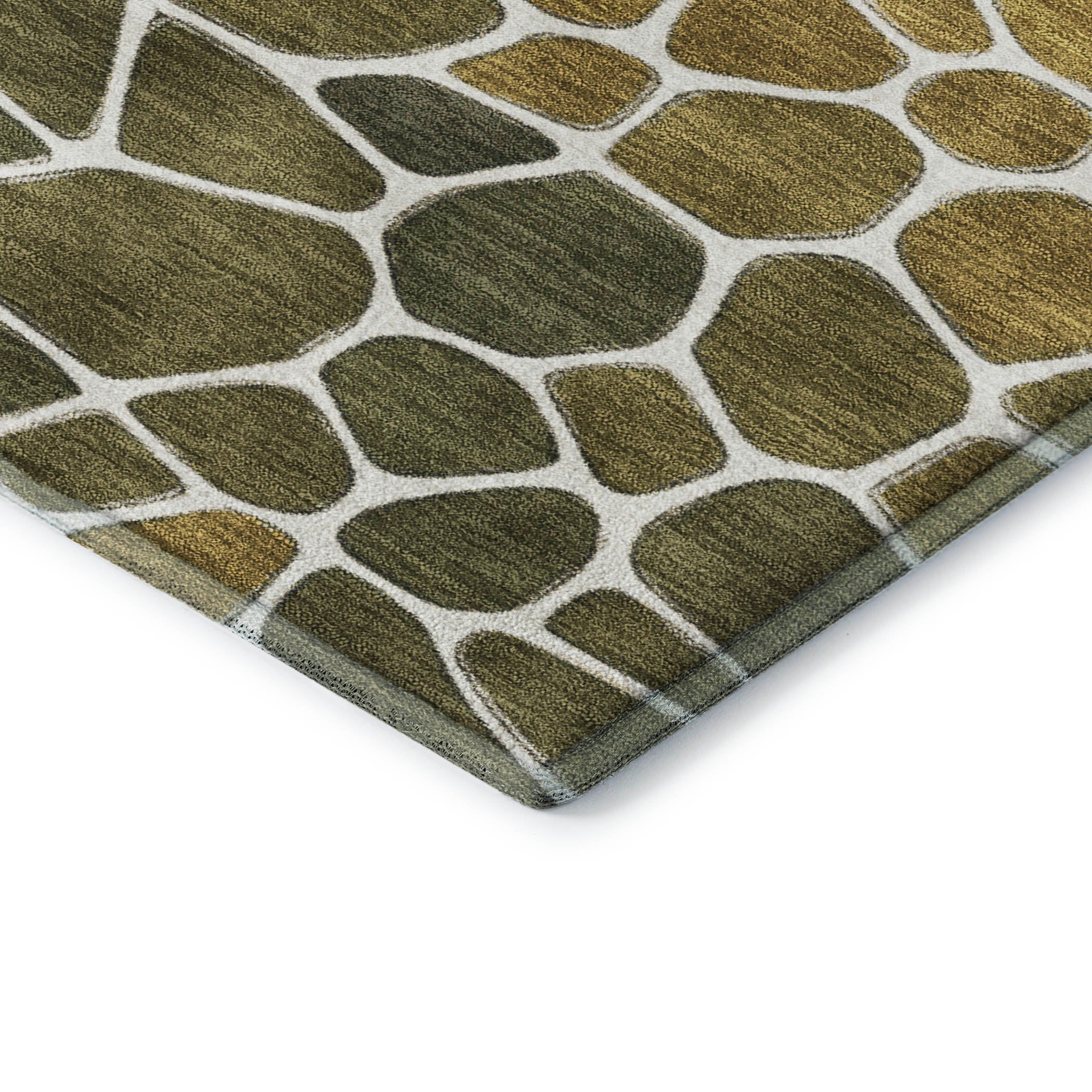 Ghent Machine Washable Transitional Gold Rug 1'8" x 2'6" #shape_Rectangle