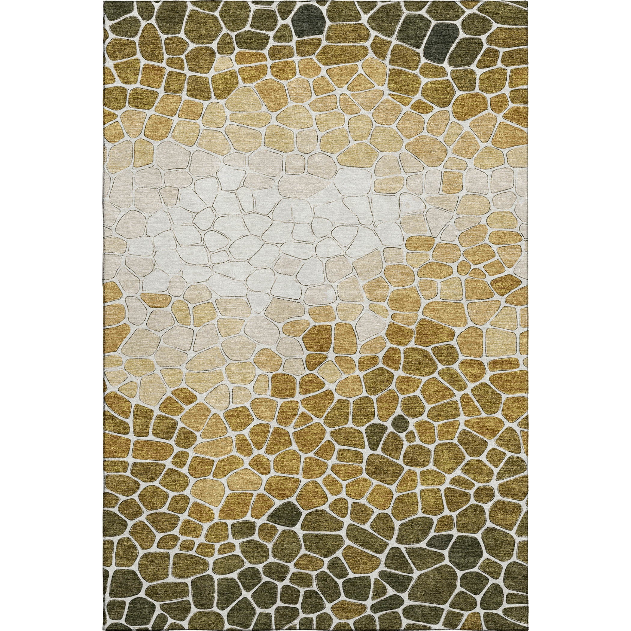 Ghent Machine Washable Transitional Gold Rug 2'6" x 3'10" #shape_Rectangle