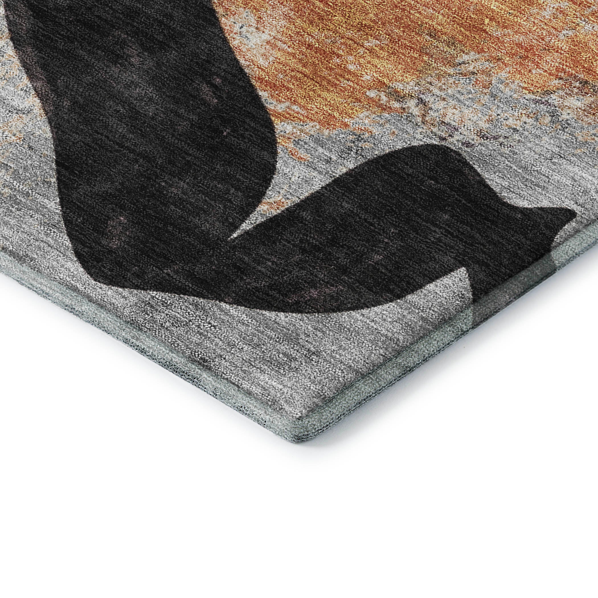 Athens Machine Washable Transitional Gray Rug 1'8" x 2'6" #shape_Rectangle