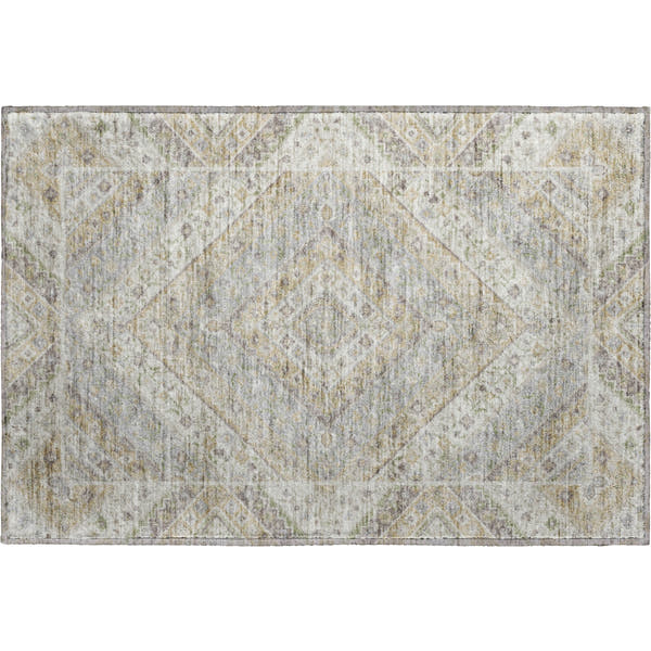 Cusco Machine Washable Transitional Ivory Rug 1'8" x 2'6"