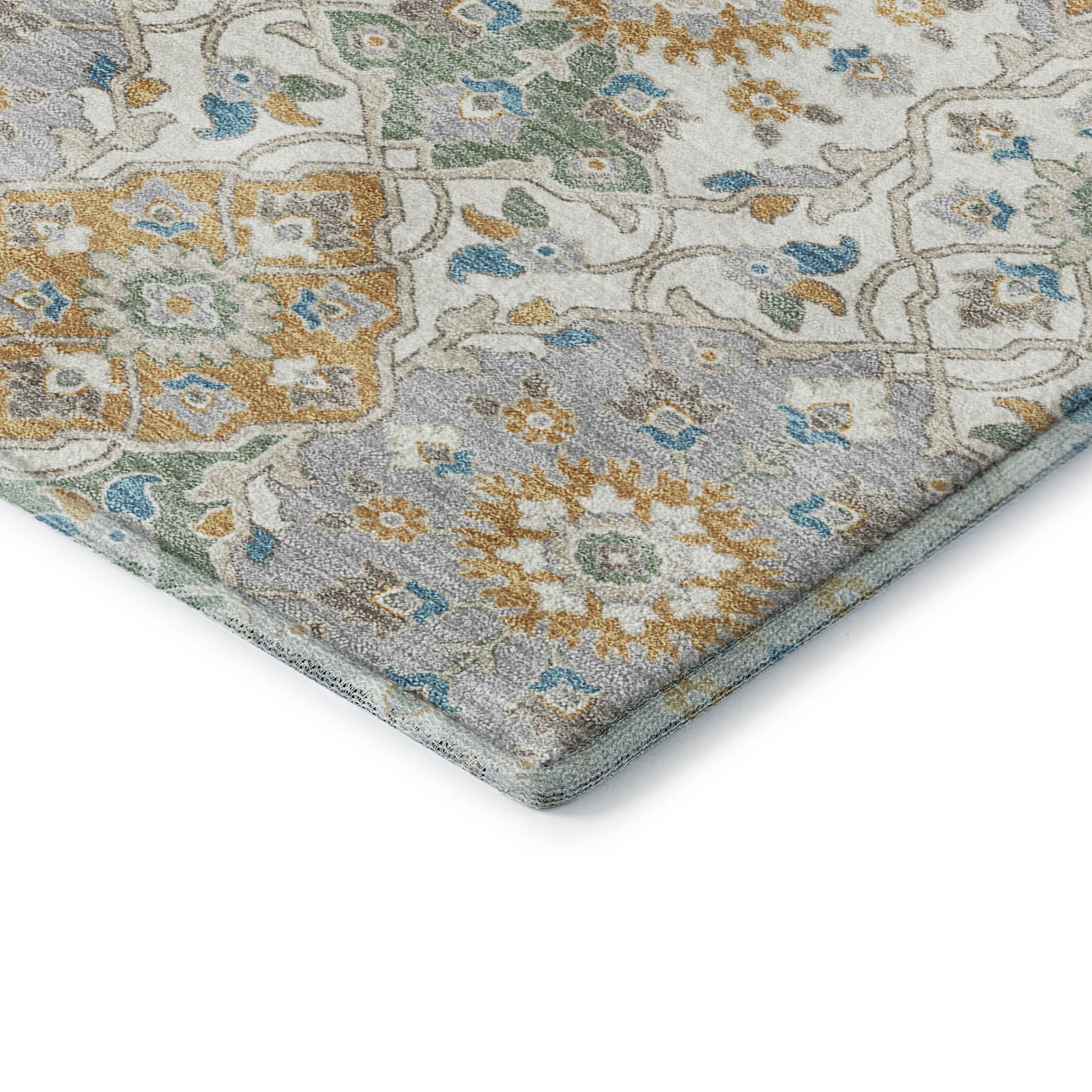Zanzibar Machine Washable Transitional Ivory Rug 1'8" x 2'6" #shape_Rectangle