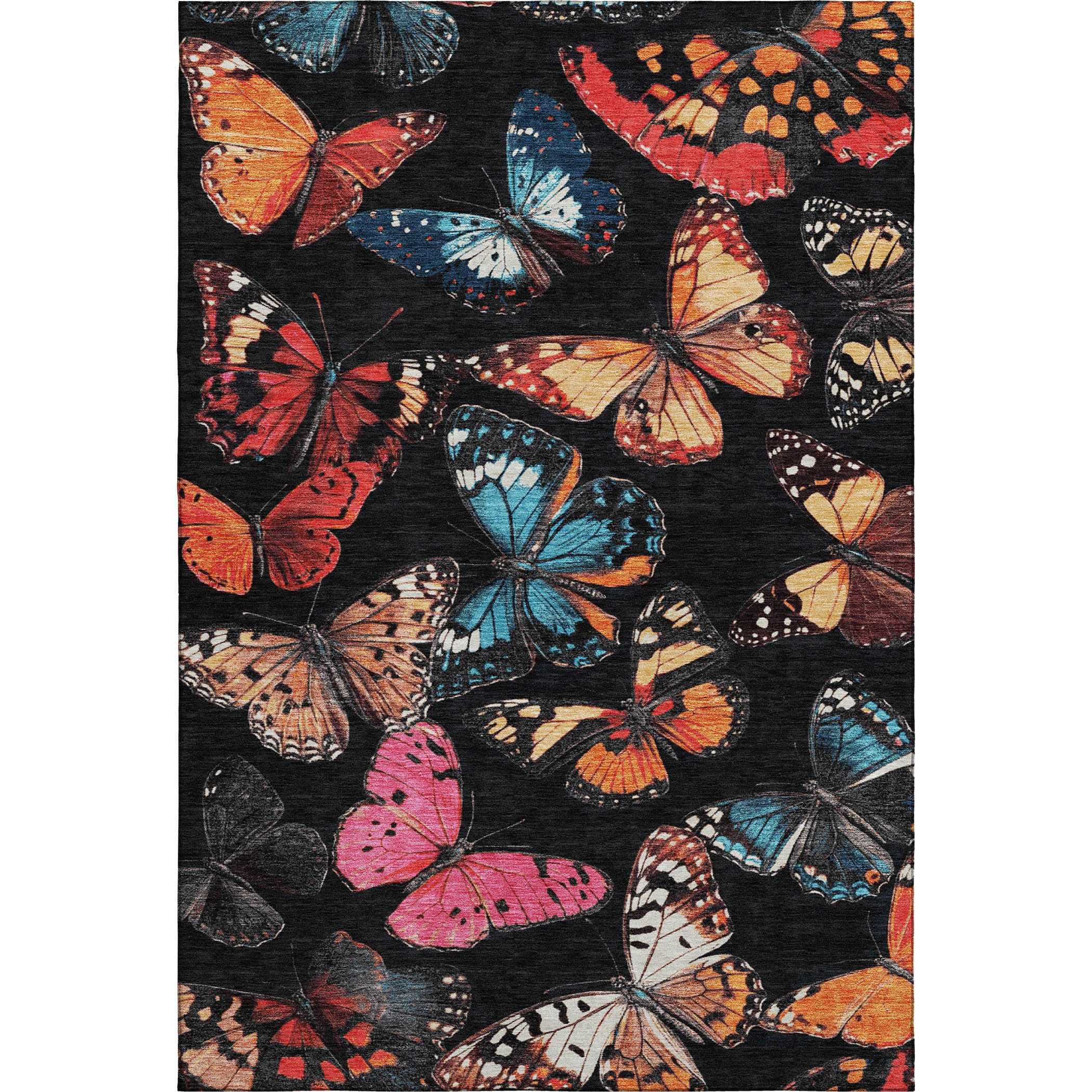 Marrakech Machine Washable Transitional Black Rug 2'6" x 3'10" #shape_Rectangle