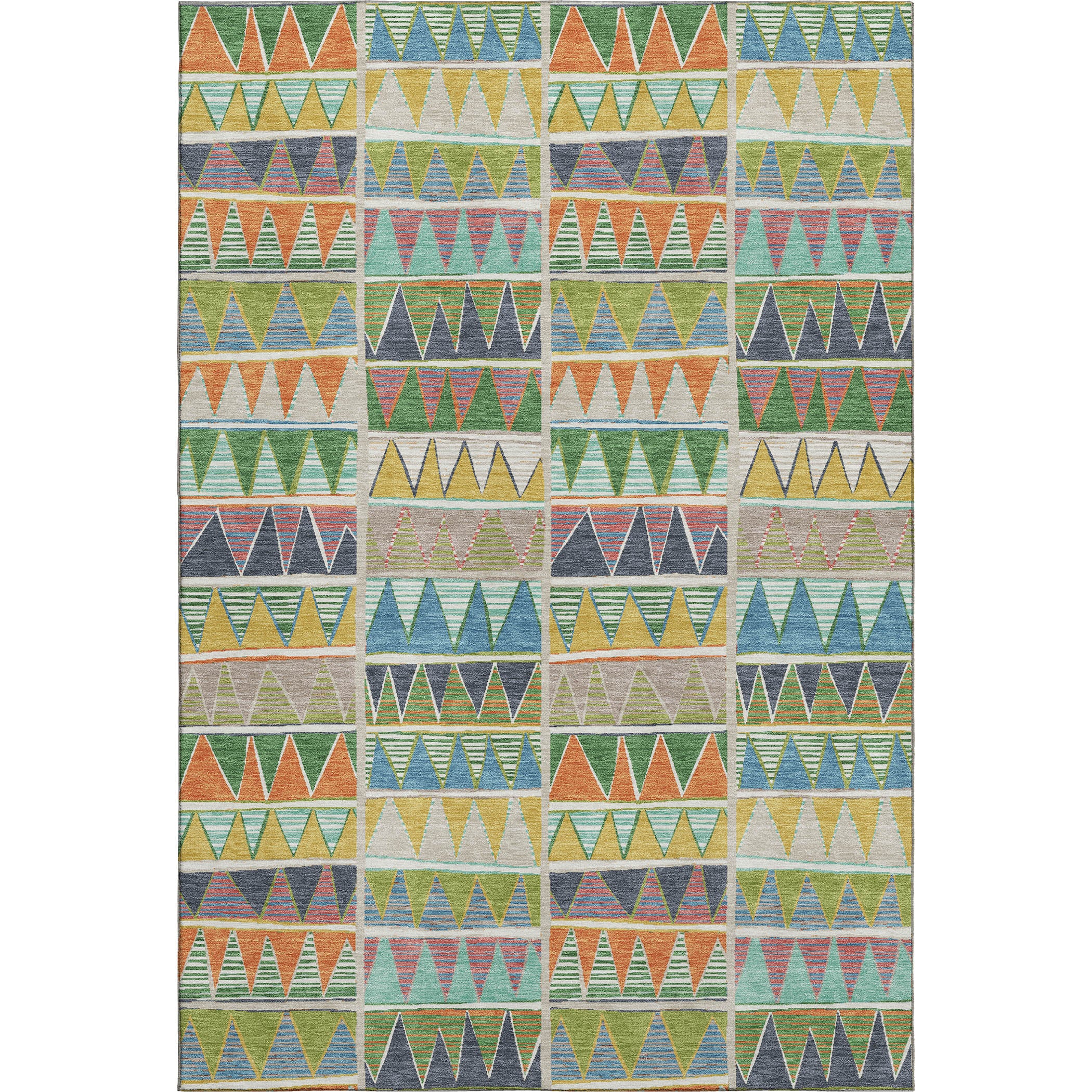 Bruges Machine Washable Transitional Beige Brown Rug 2'6" x 3'10" #shape_Rectangle