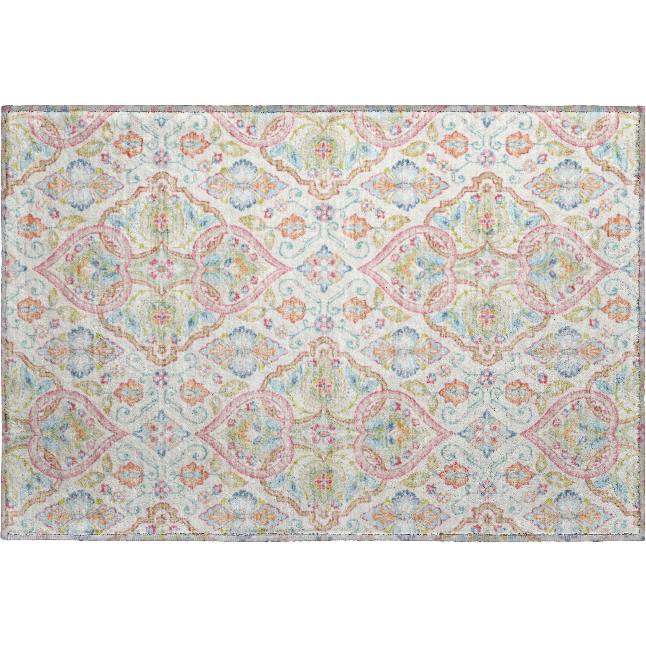 Sintra Machine Washable Transitional Ivory Rug 1'8" x 2'6" #shape_Rectangle