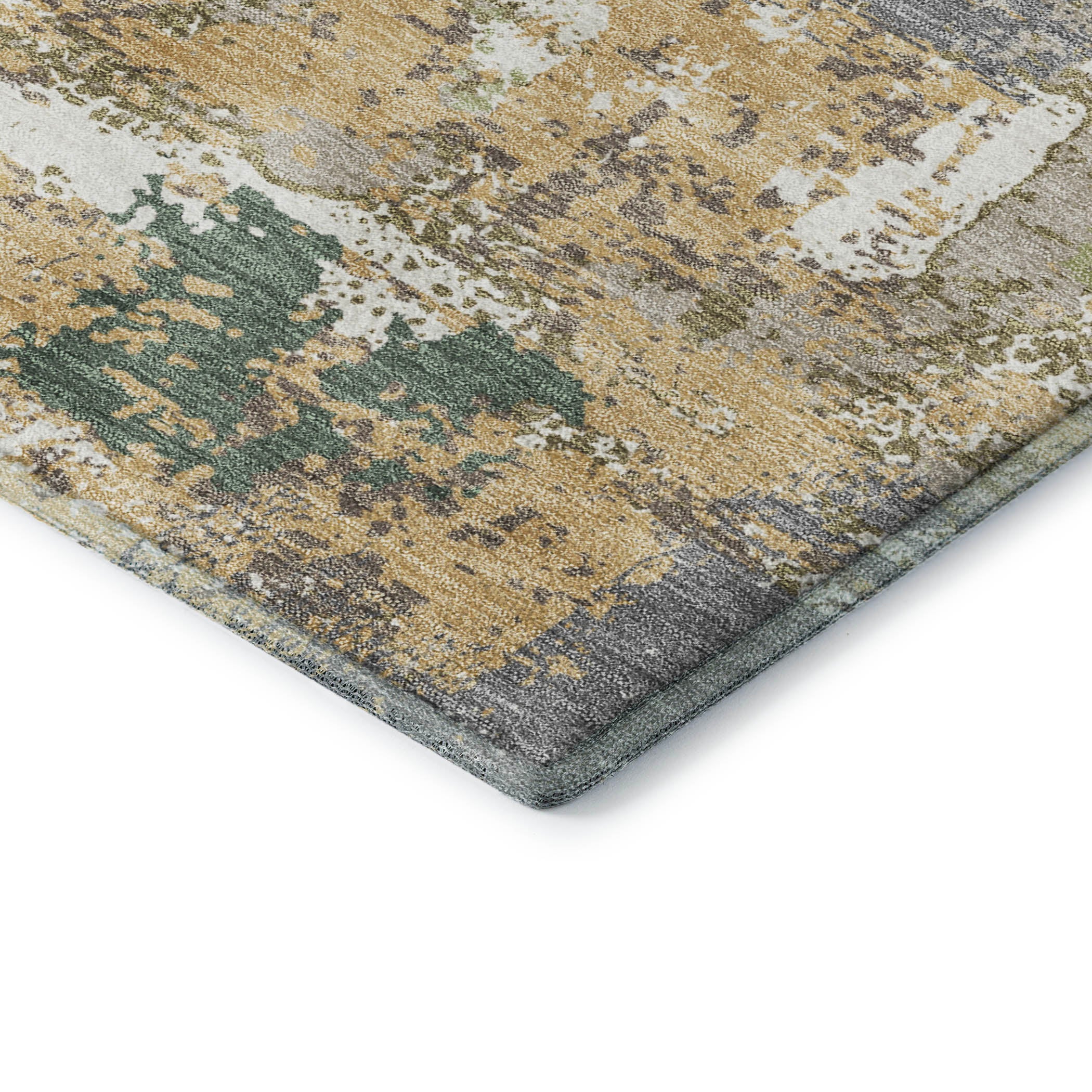 Seoul Machine Washable Transitional Ivory Rug 1'8" x 2'6" #shape_Rectangle