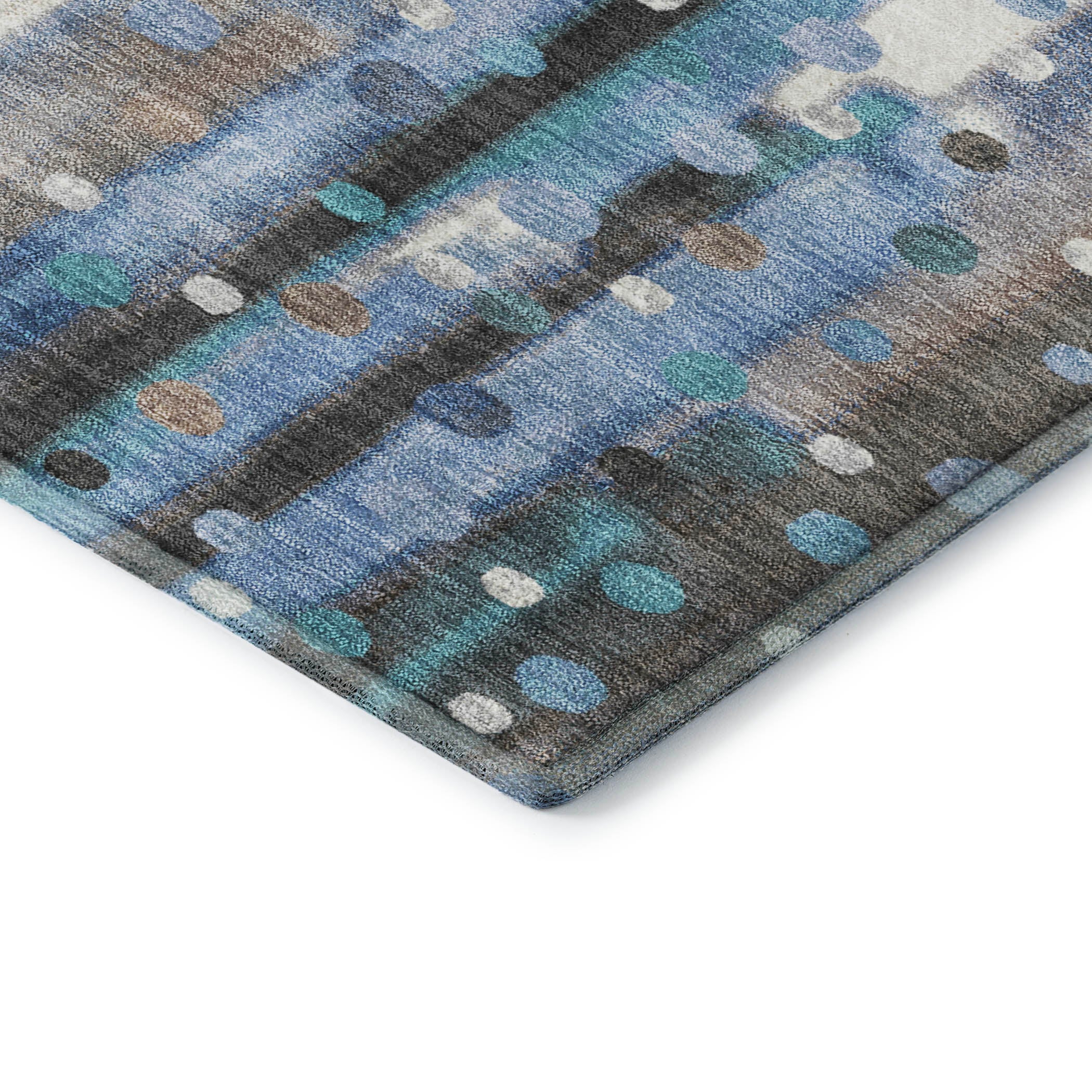Seville Machine Washable Transitional Taupe Brown Rug 1'8" x 2'6" #shape_Rectangle