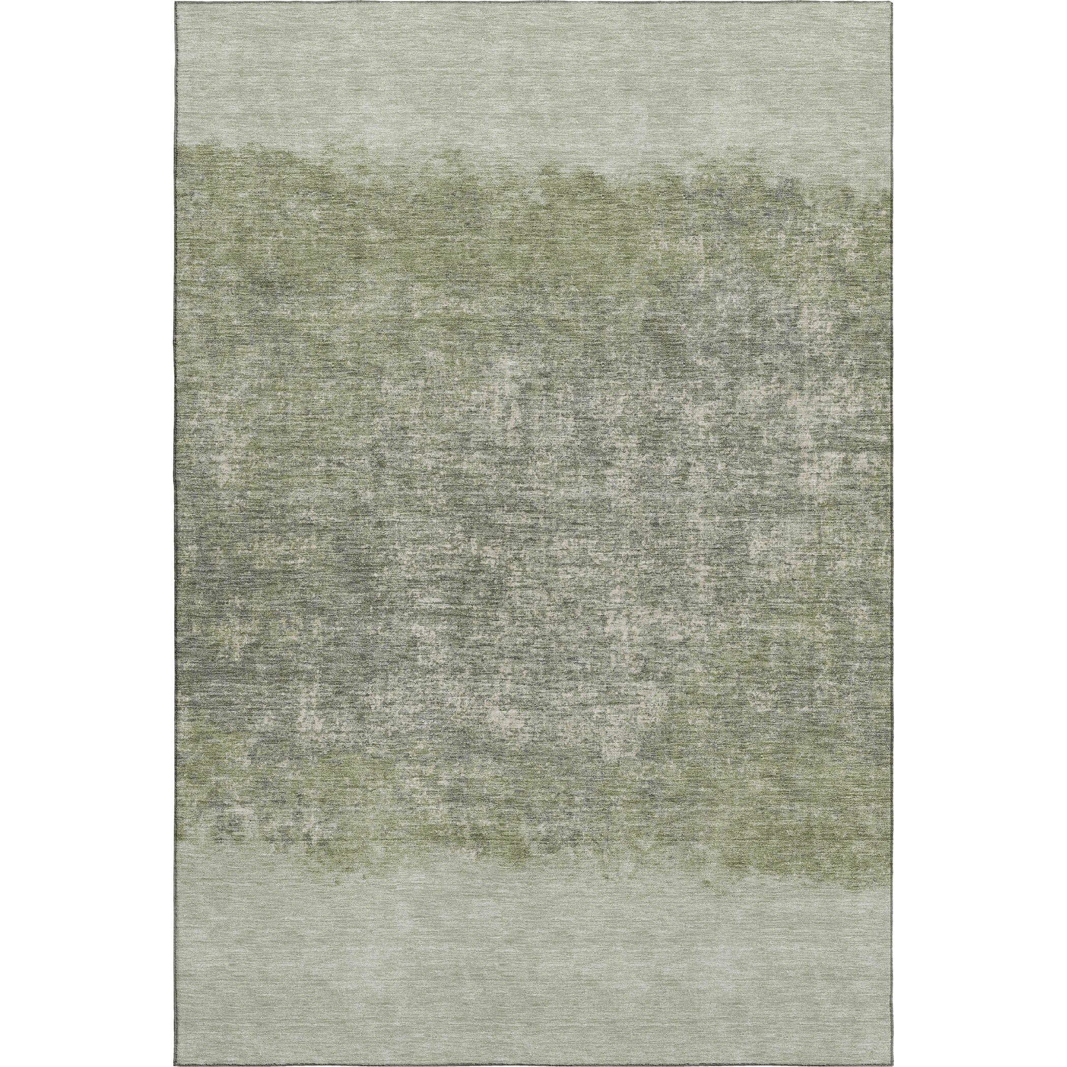 Luang Prabang Machine Washable Transitional Aloe Green Rug 2'6" x 3'10" #shape_Rectangle