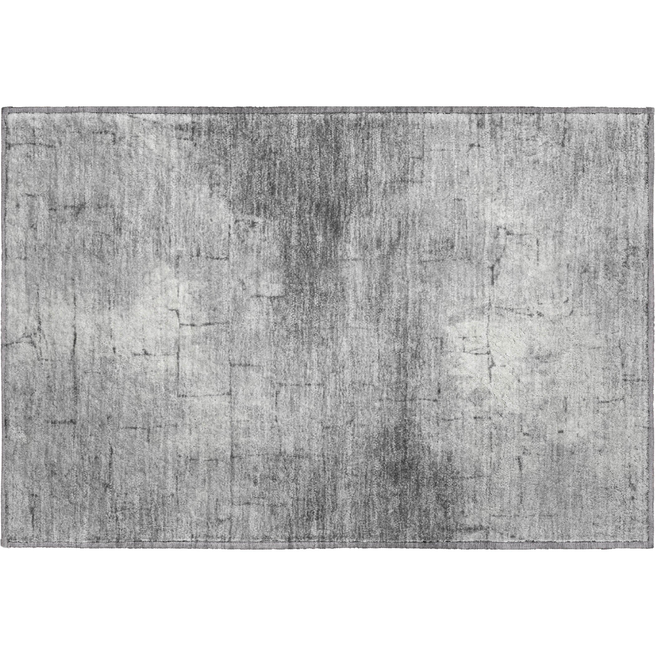 Queenstown Machine Washable Transitional Gray Rug 1'8" x 2'6" #shape_Rectangle