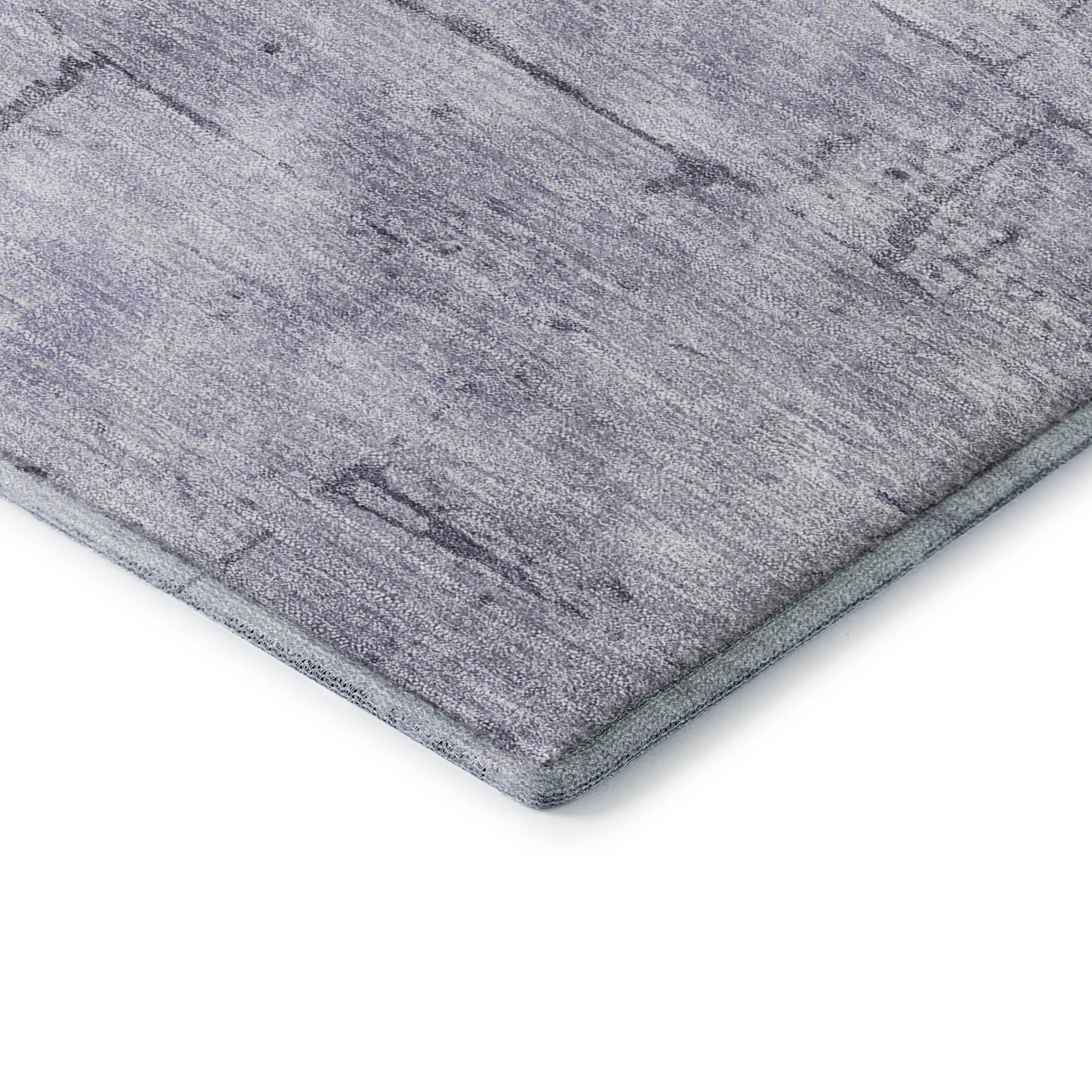 Queenstown Machine Washable Transitional Lavender Purple Rug 1'8" x 2'6" #shape_Rectangle