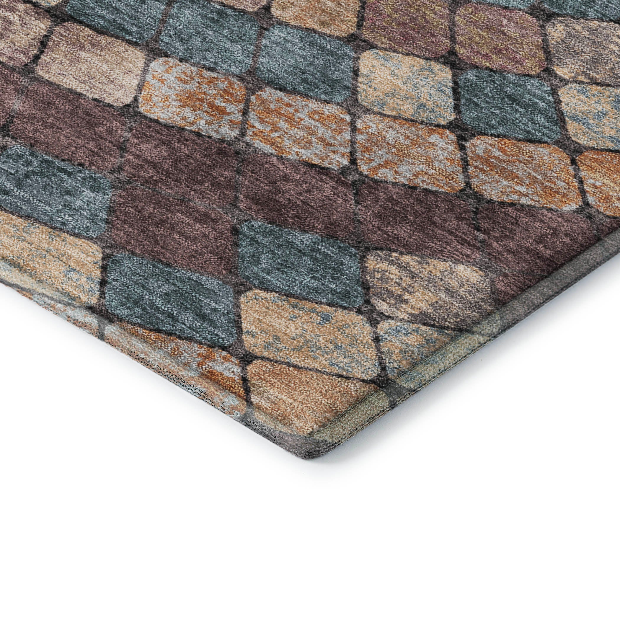 Siena Machine Washable Transitional Copper Orange Rug 1'8" x 2'6" #shape_Rectangle