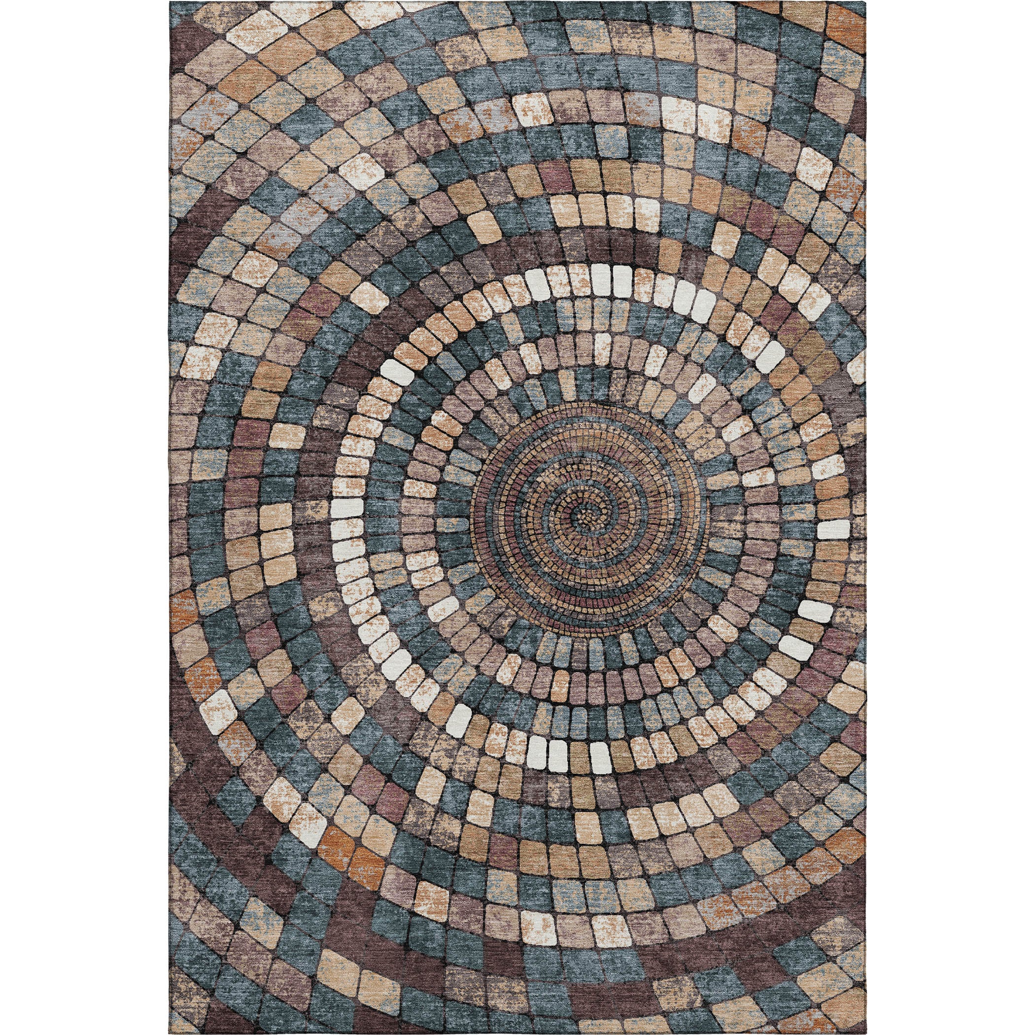 Siena Machine Washable Transitional Copper Orange Rug 2'6" x 3'10" #shape_Rectangle