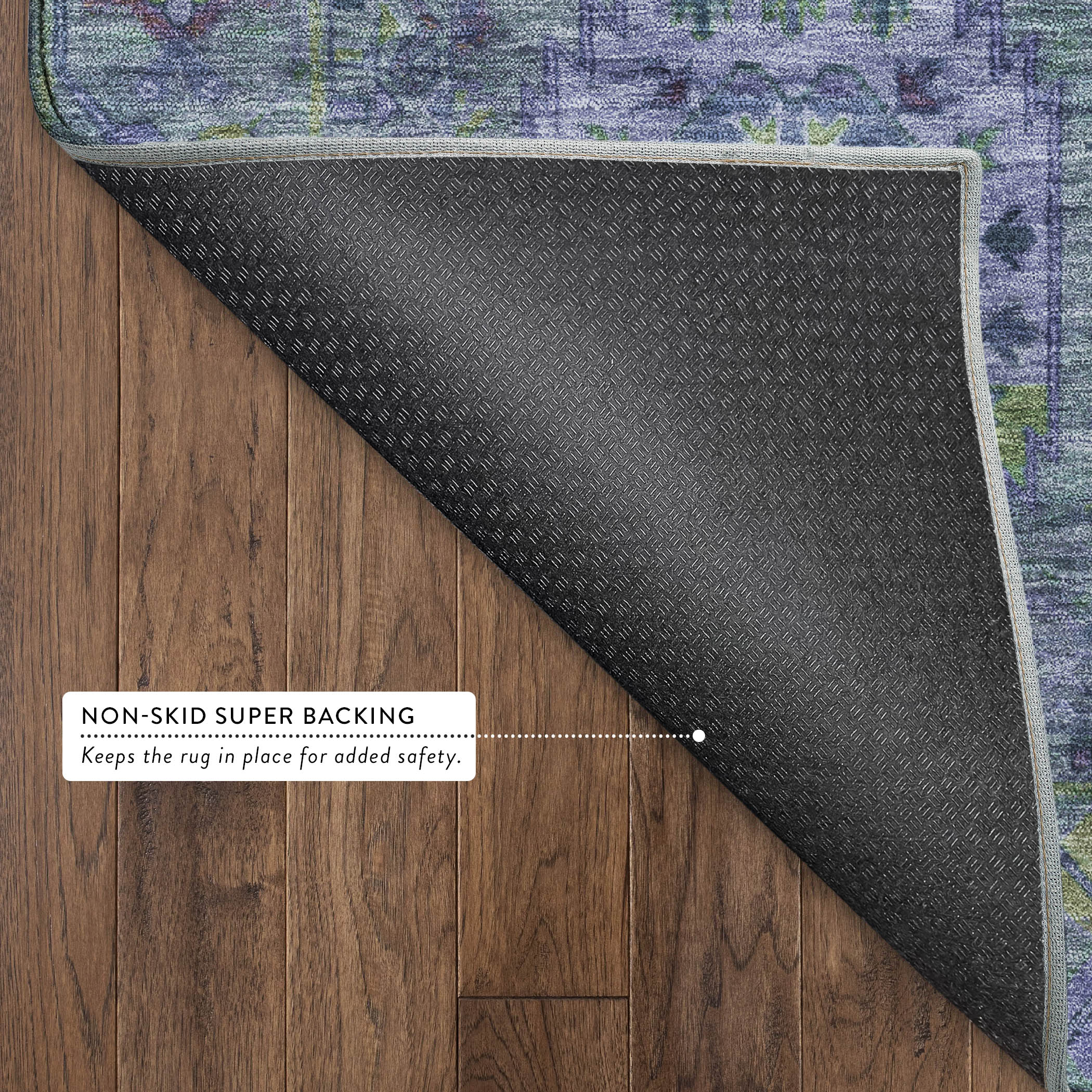 Reykjavik Machine Washable Traditional Green Rug 1'8" x 2'6" #shape_Rectangle