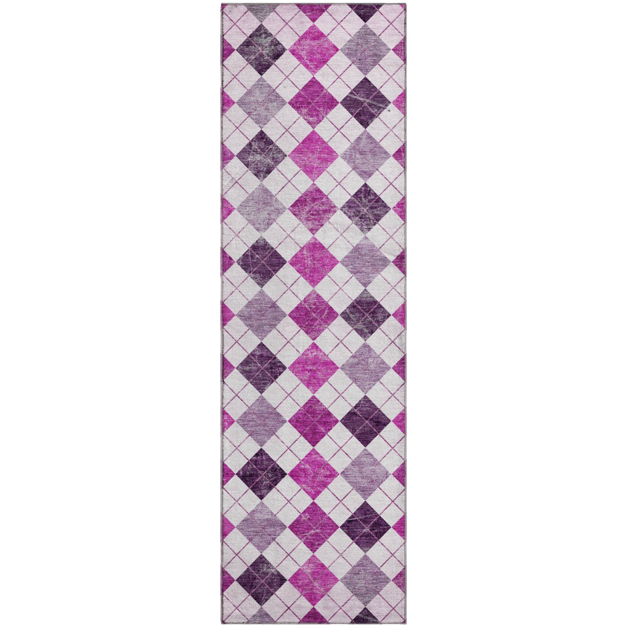 Marrakech Machine Washable Transitional Blush Pink Rug 2'3" x 7'6" #shape_Runner