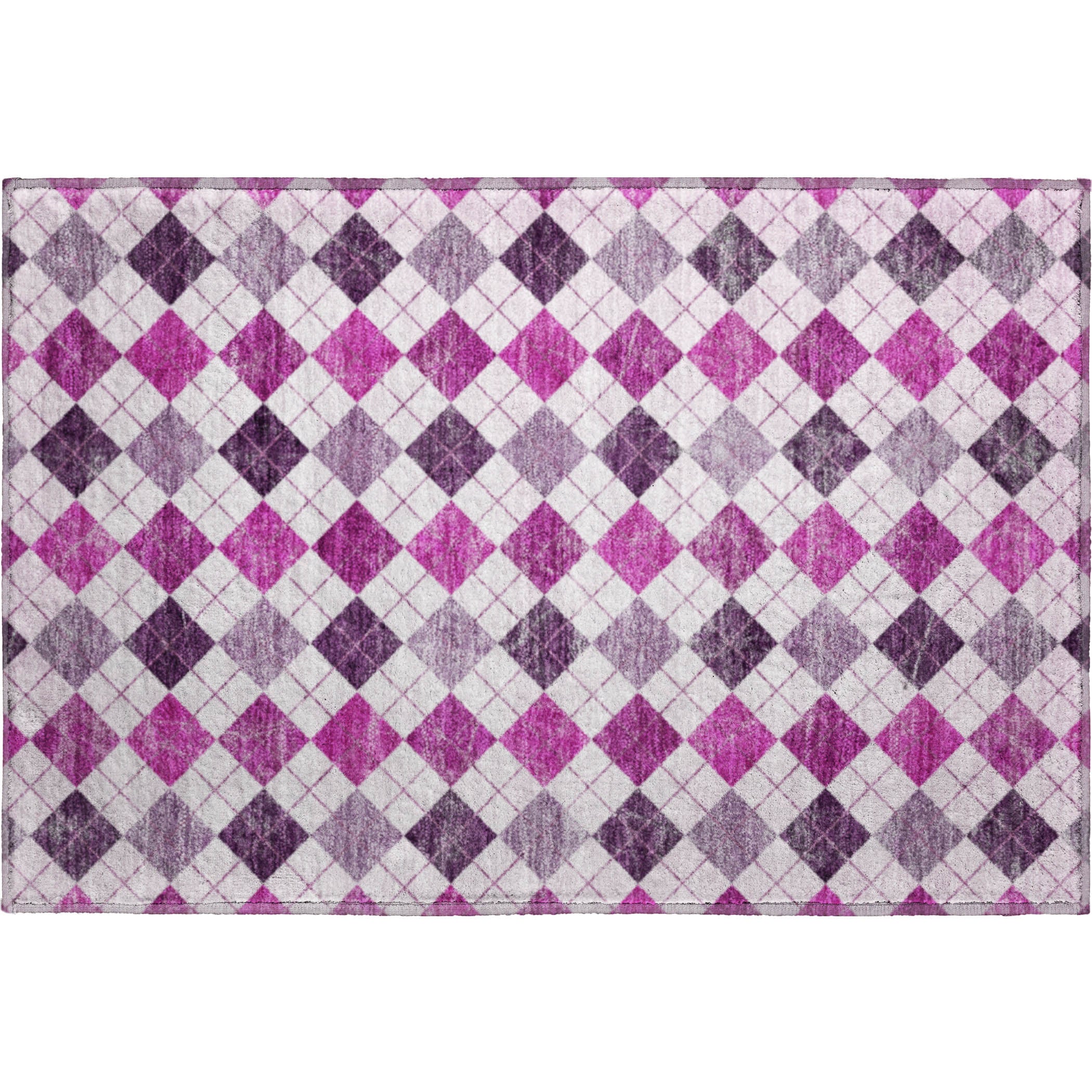 Marrakech Machine Washable Transitional Blush Pink Rug 1'8" x 2'6" #shape_Rectangle