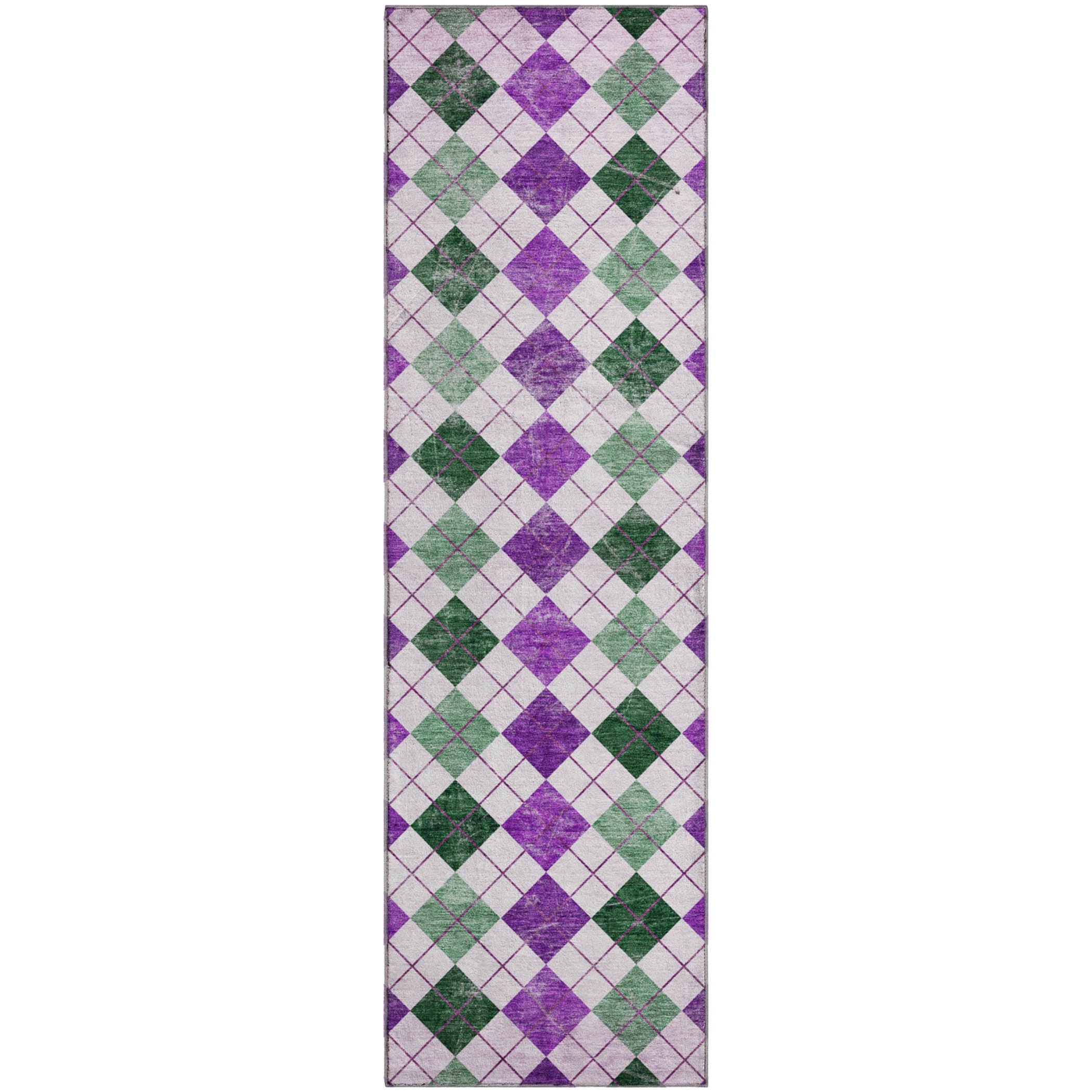 Marrakech Machine Washable Transitional Purple Rug 2'3" x 7'6" #shape_Runner