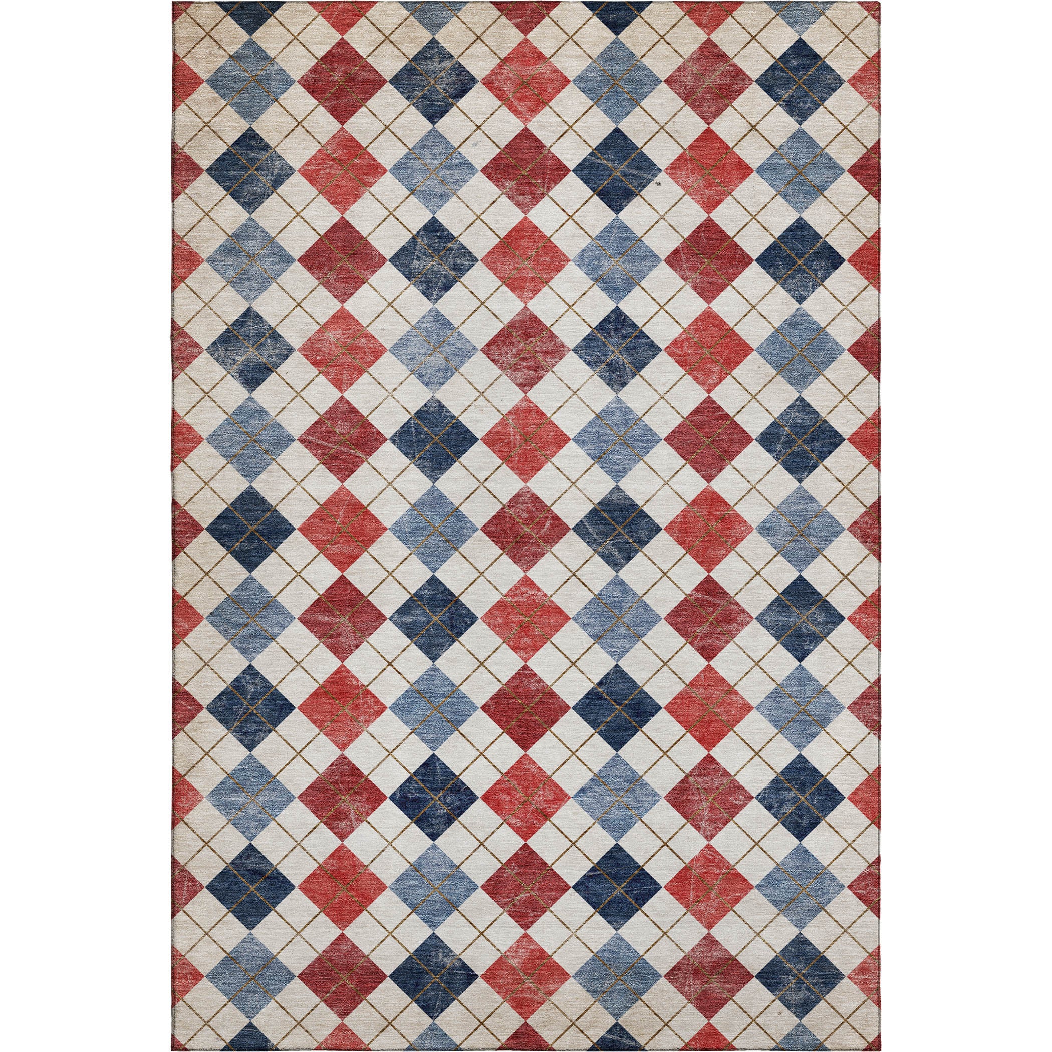Marrakech Machine Washable Transitional Red Rug 2'6" x 3'10" #shape_Rectangle