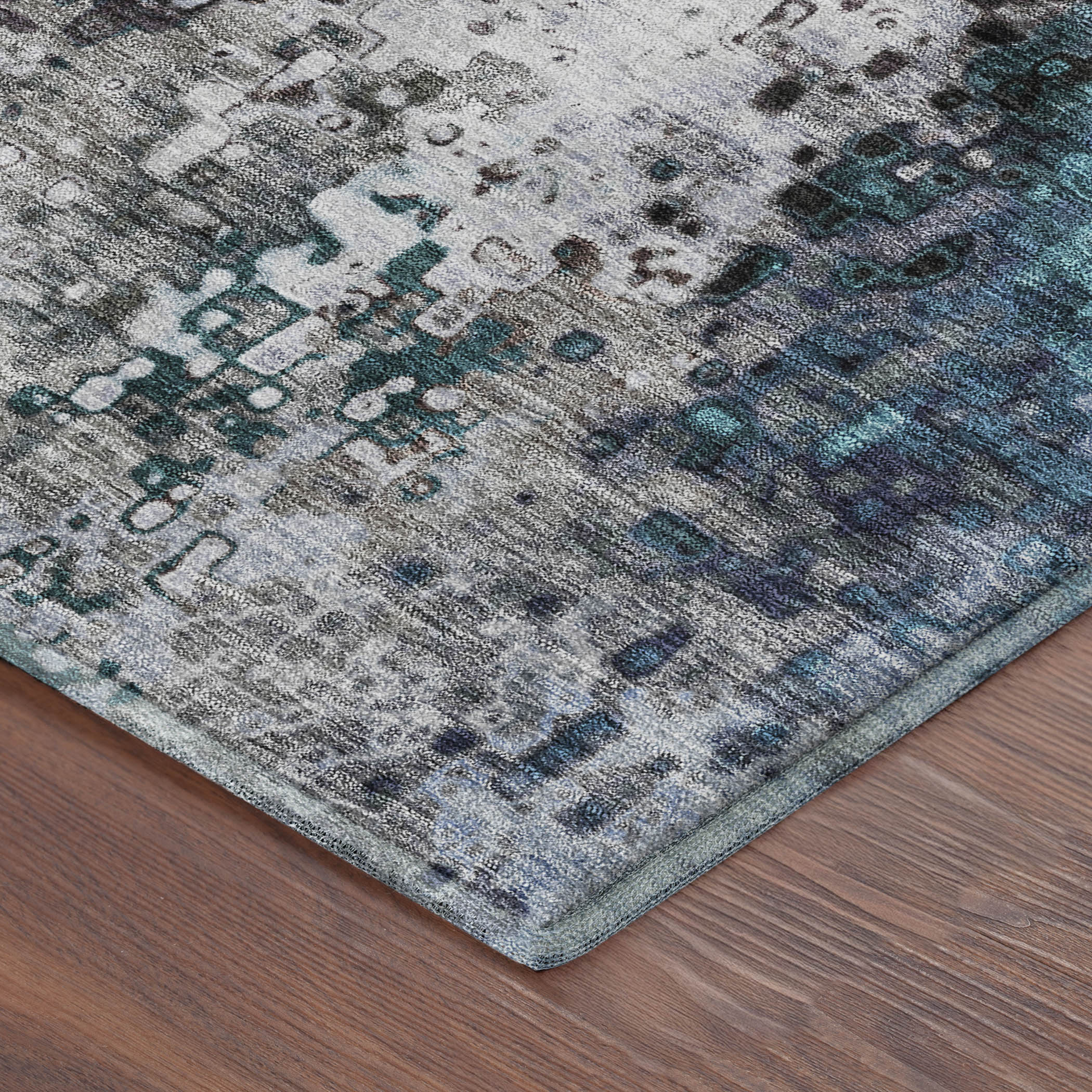 Budapest Machine Washable Transitional Khaki Brown Rug 1'8" x 2'6" #shape_Rectangle