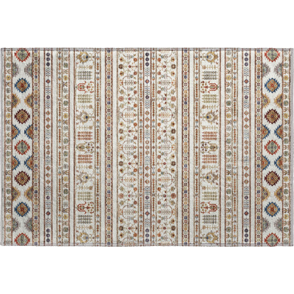Tbilisi Machine Washable Transitional Ivory Rug 1'8" x 2'6"