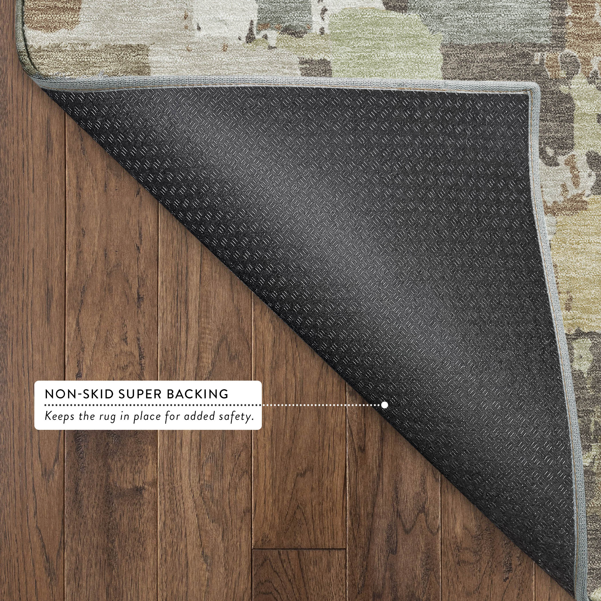 Dubrovnik Machine Washable Transitional Brown Rug 1'8" x 2'6" #shape_Rectangle