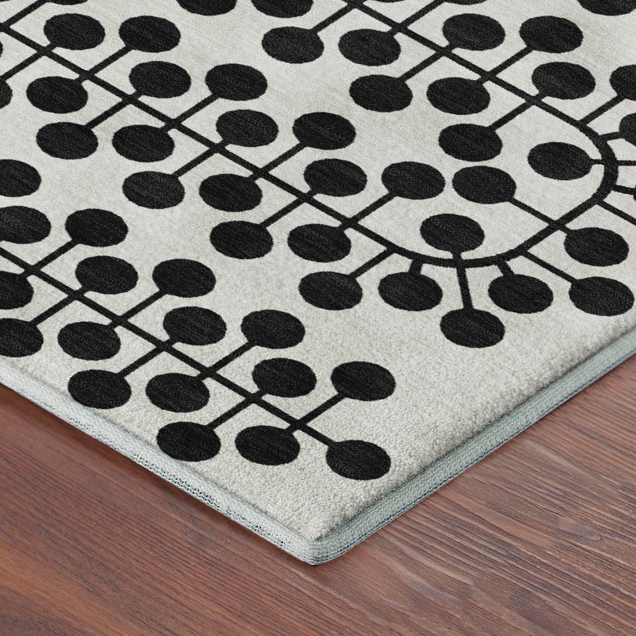 Bergen Machine Washable Transitional Ivory Rug 1'8" x 2'6" #shape_Rectangle