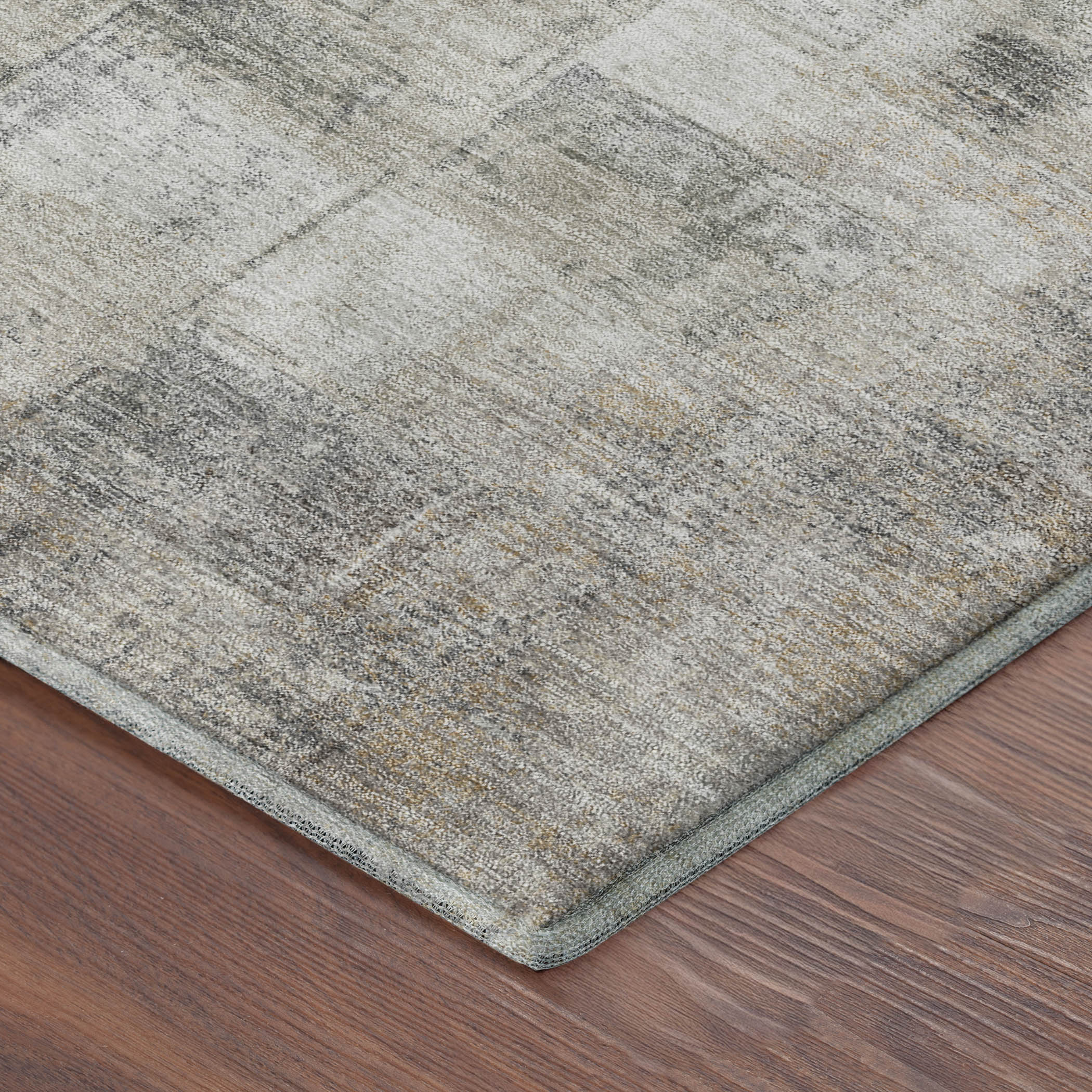 Bogota Machine Washable Transitional Beige Brown Rug 1'8" x 2'6" #shape_Rectangle