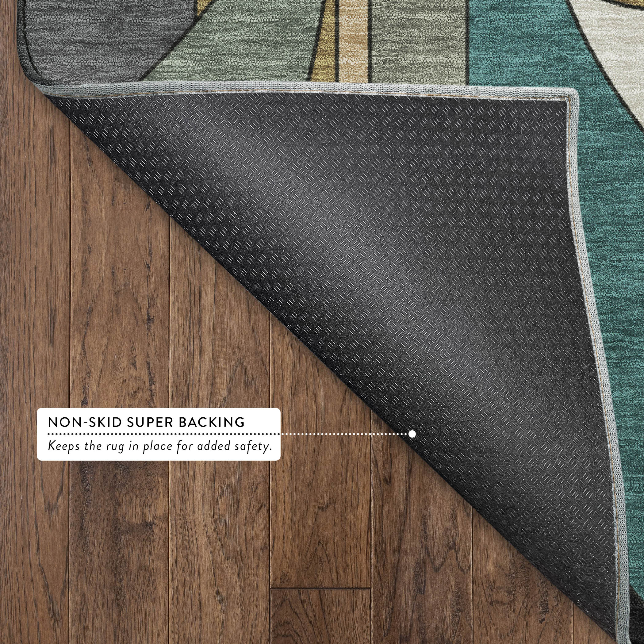Vienna Machine Washable Transitional Taupe Brown Rug 1'8" x 2'6" #shape_Rectangle
