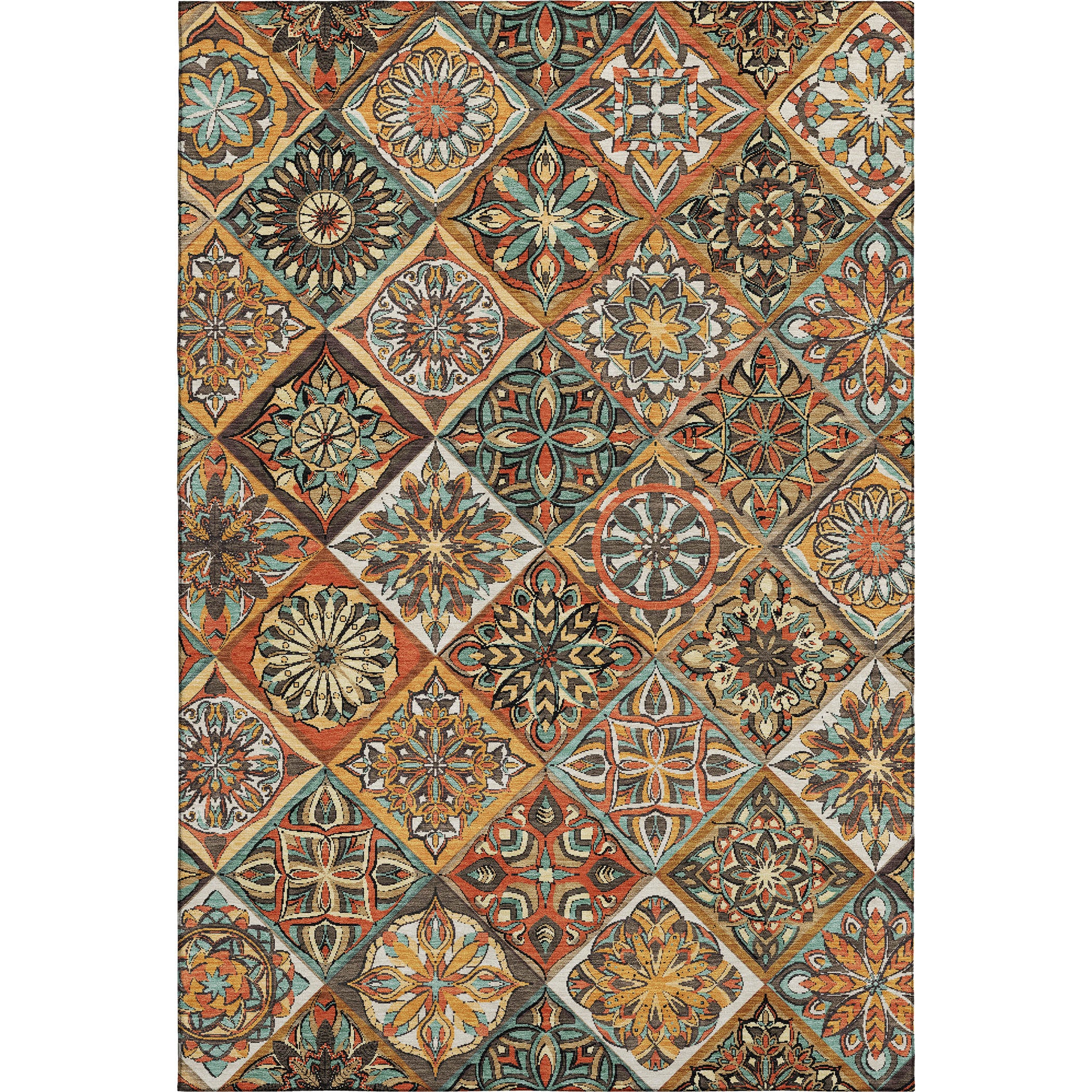 Tallinn Machine Washable Transitional Gold Rug 2'6" x 3'10" #shape_Rectangle