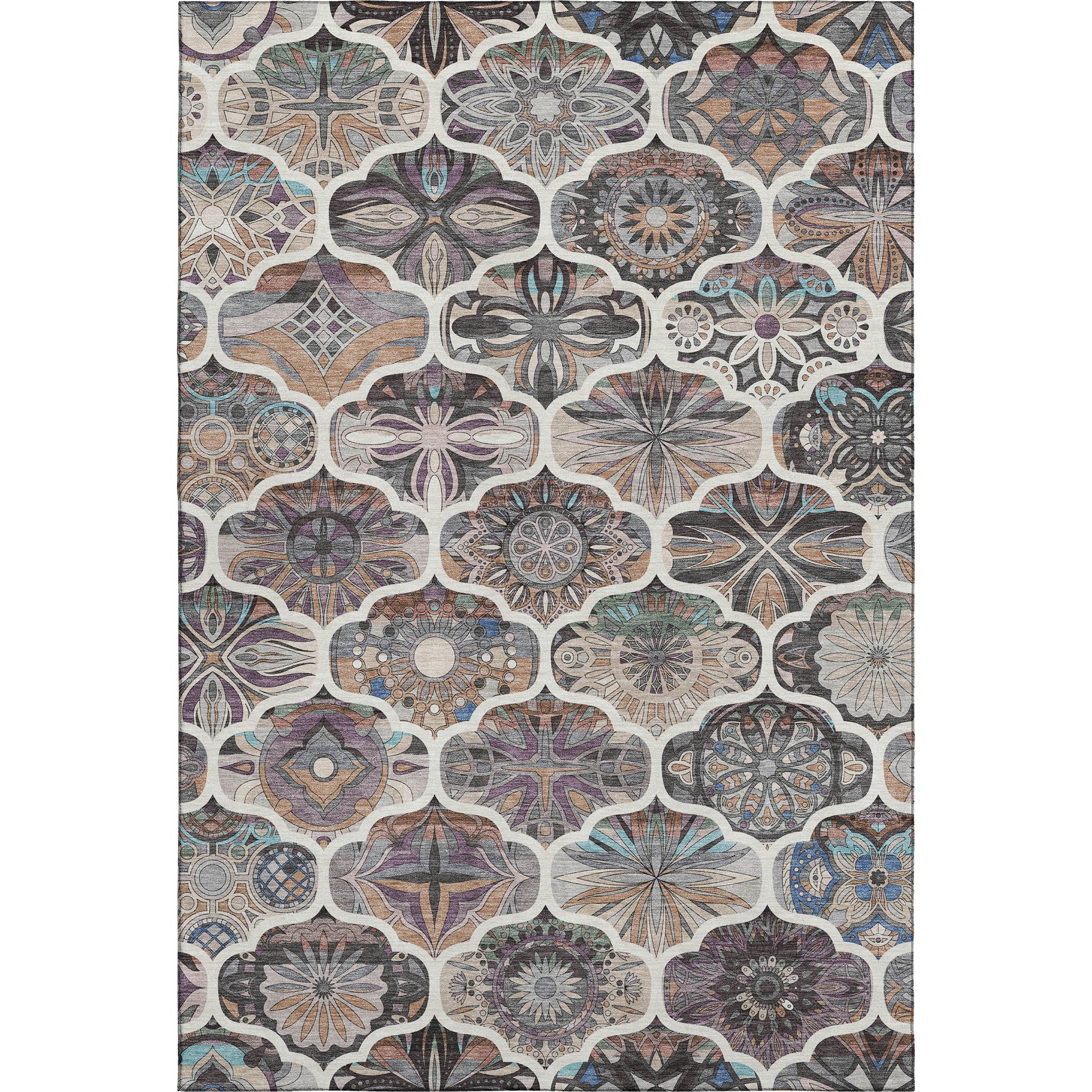 Montevideo Machine Washable Transitional Gray Rug 2'6" x 3'10" #shape_Rectangle