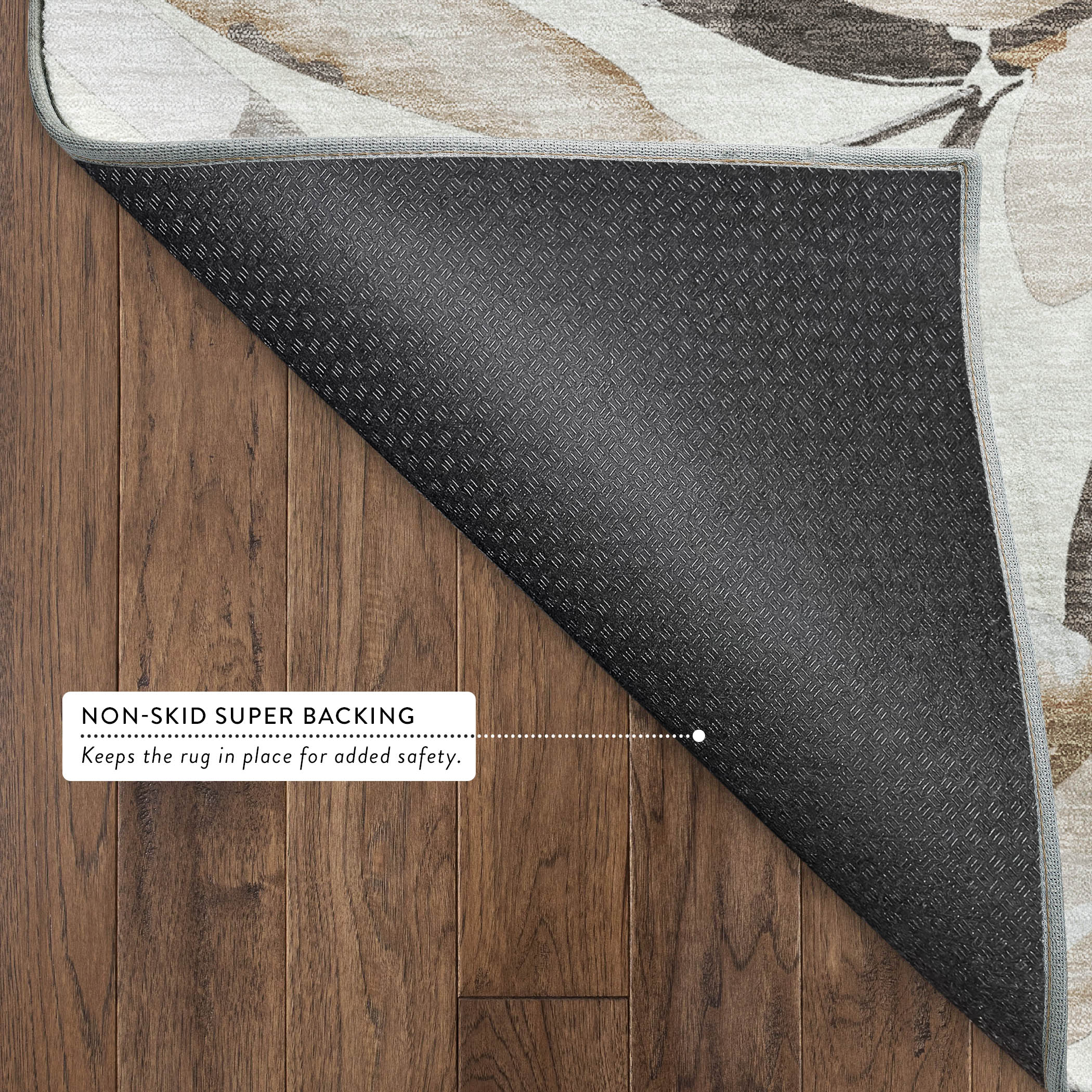Nairobi Machine Washable Transitional Ivory Rug 1'8" x 2'6" #shape_Rectangle