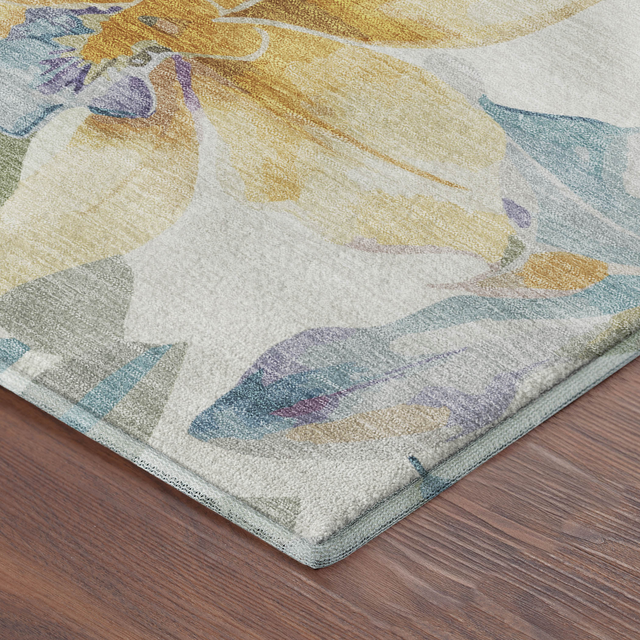 Lima Machine Washable Transitional Ivory Rug 1'8" x 2'6" #shape_Rectangle