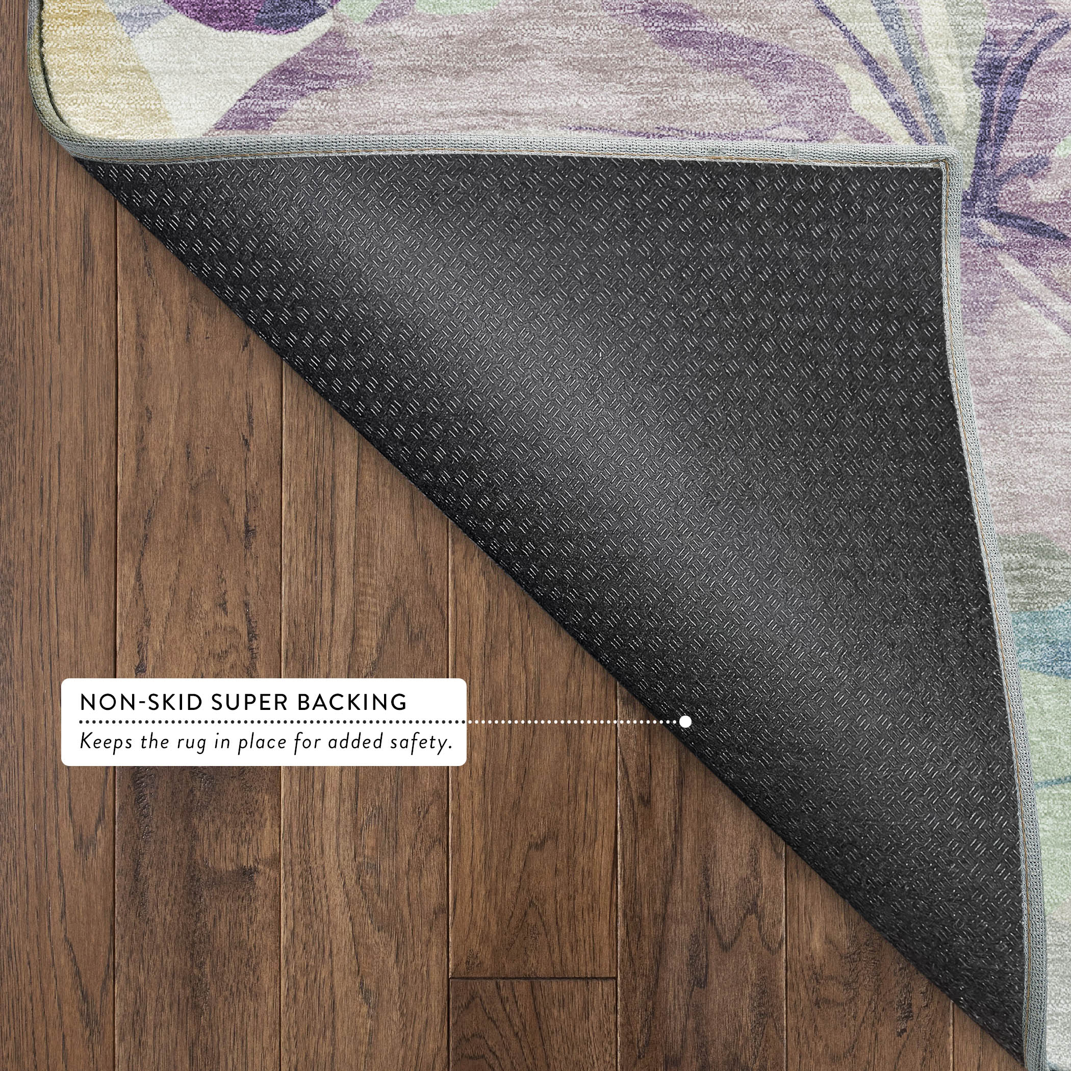 Lima Machine Washable Transitional Mint Green Rug 1'8" x 2'6" #shape_Rectangle