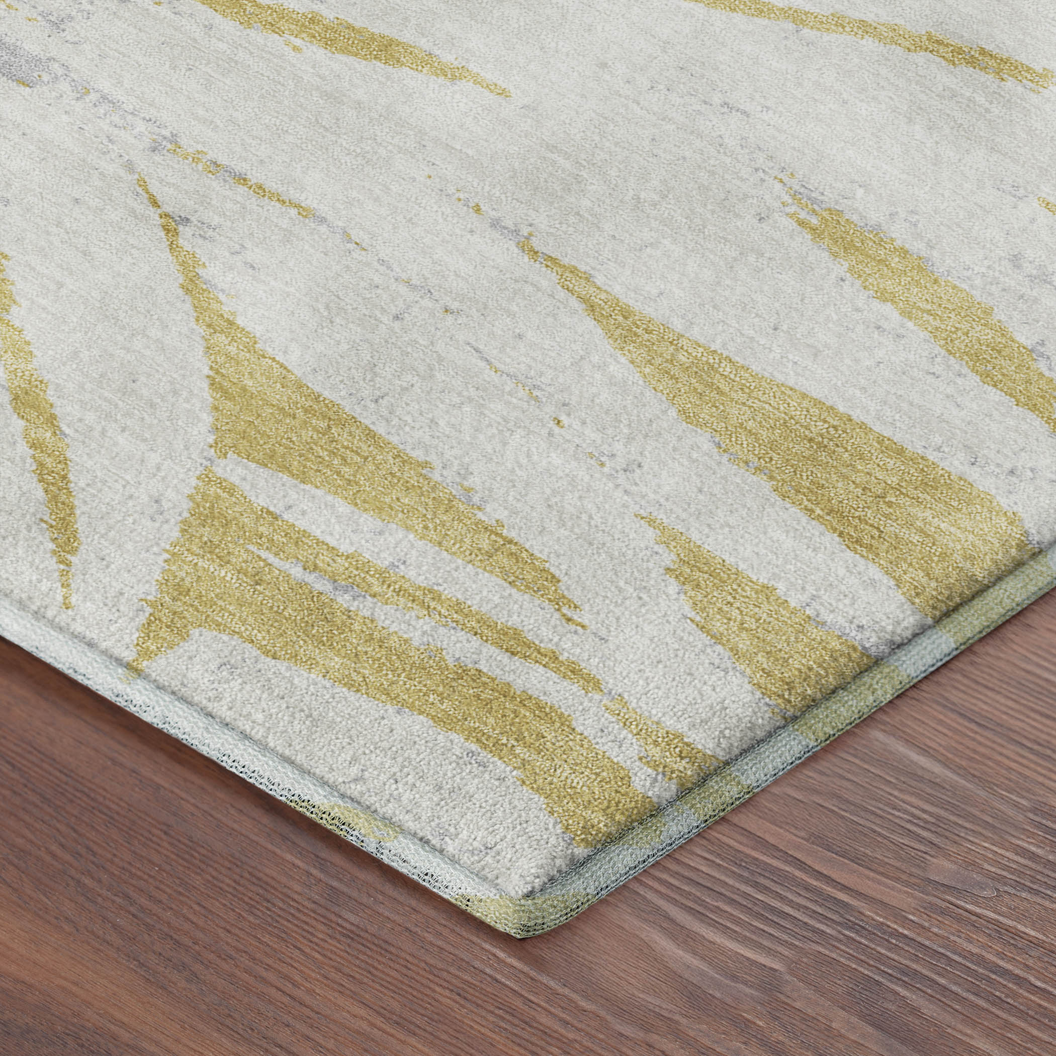 Salzburg Machine Washable Transitional Gold Rug 1'8" x 2'6" #shape_Rectangle